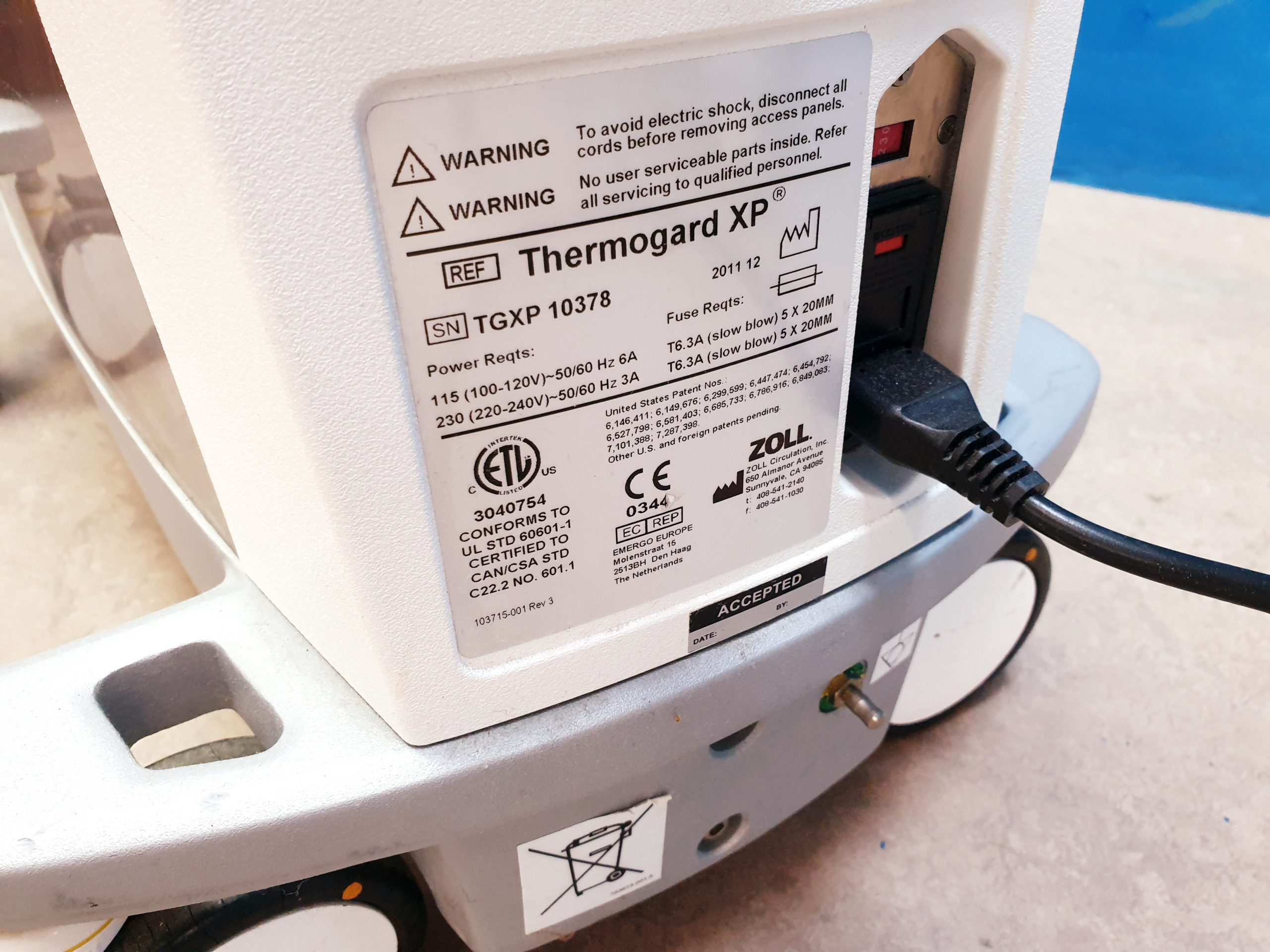 Zoll Thermogard XP Patientenwärmesystem – Bild 10