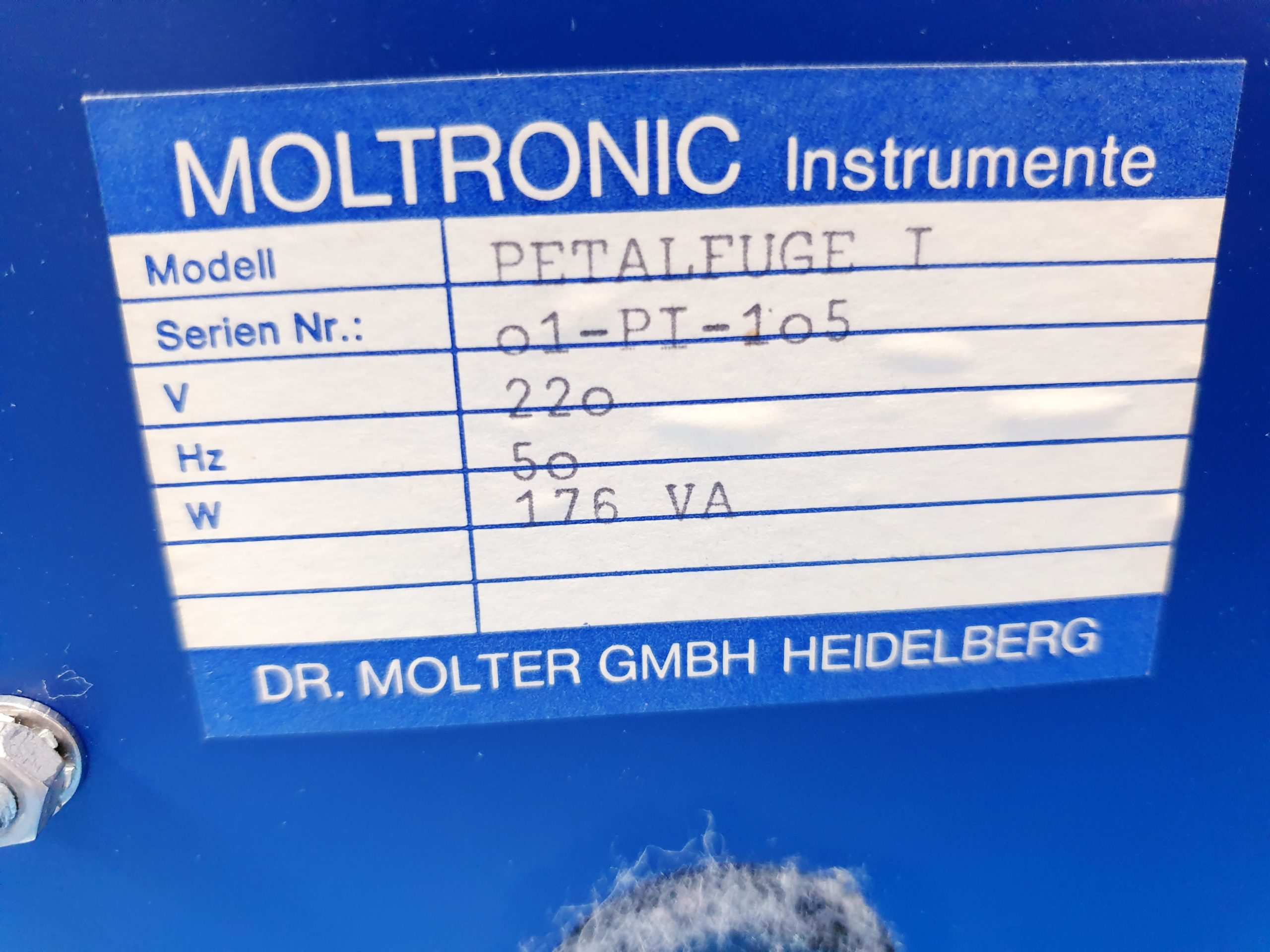 Moltronic Petalfuge I Zentrifuge - DEFEKT – Bild 10