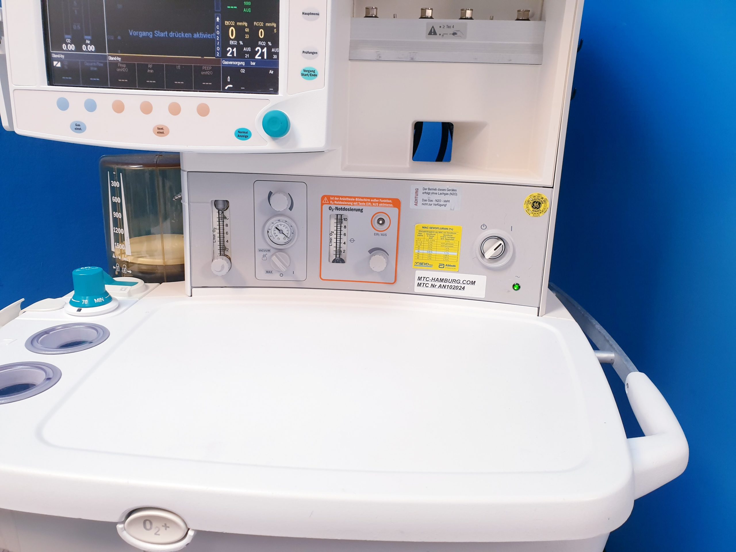 GE Datex Ohmeda Avance S5 mit E-CAiO Modul - sehr gut – Bild 5