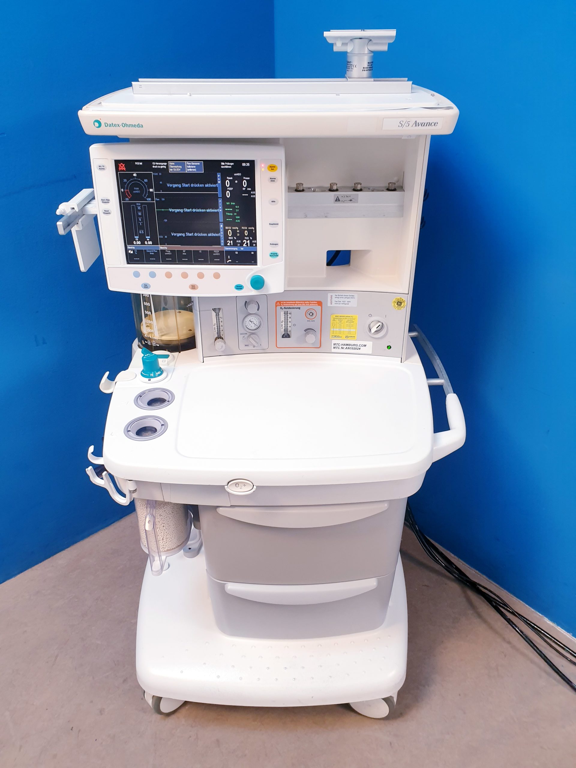 GE Datex Ohmeda Avance S5 mit E-CAiO Modul - sehr gut – Bild 7