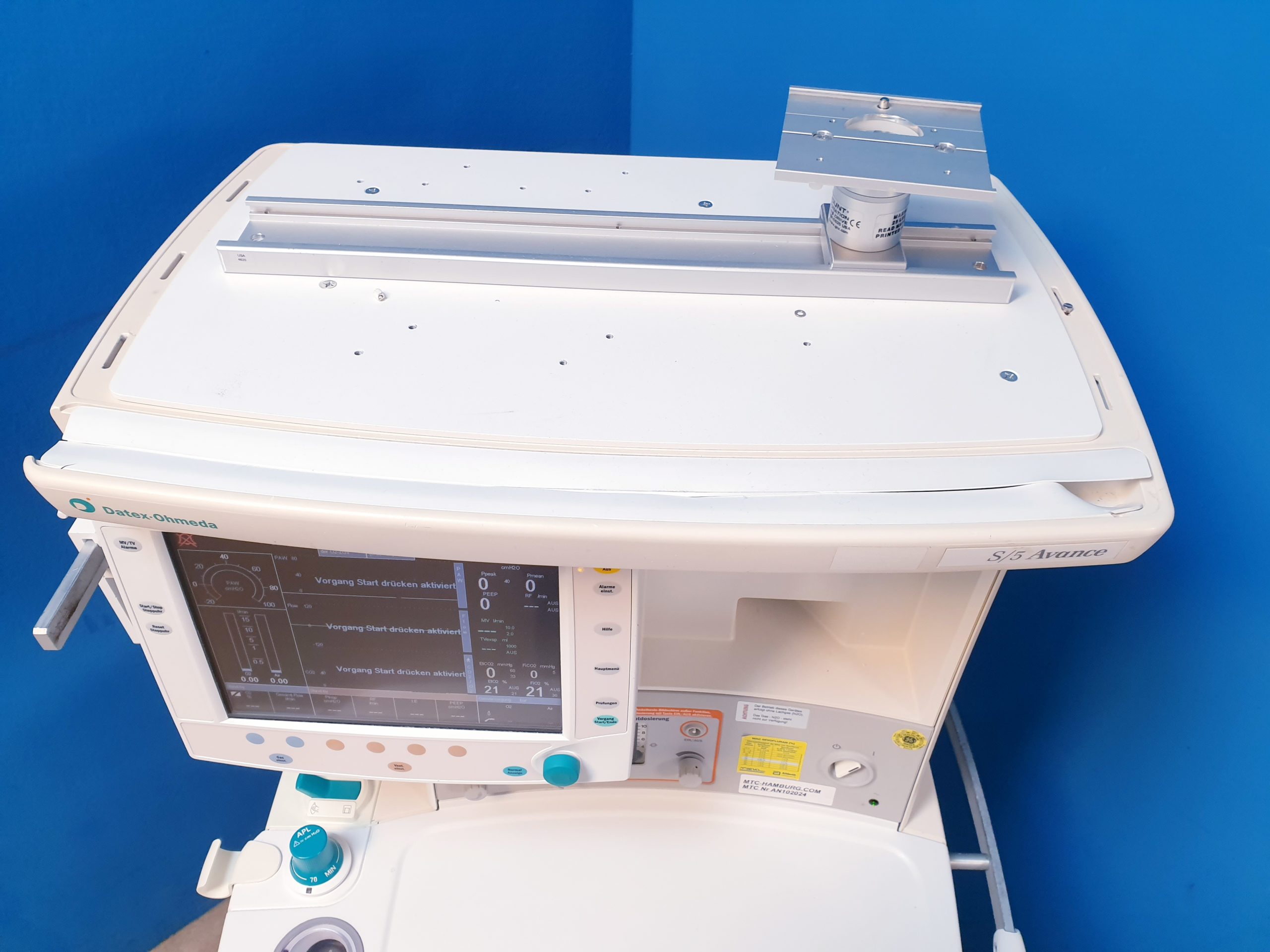 GE Datex Ohmeda Avance S5 mit E-CAiO Modul - sehr gut – Bild 8