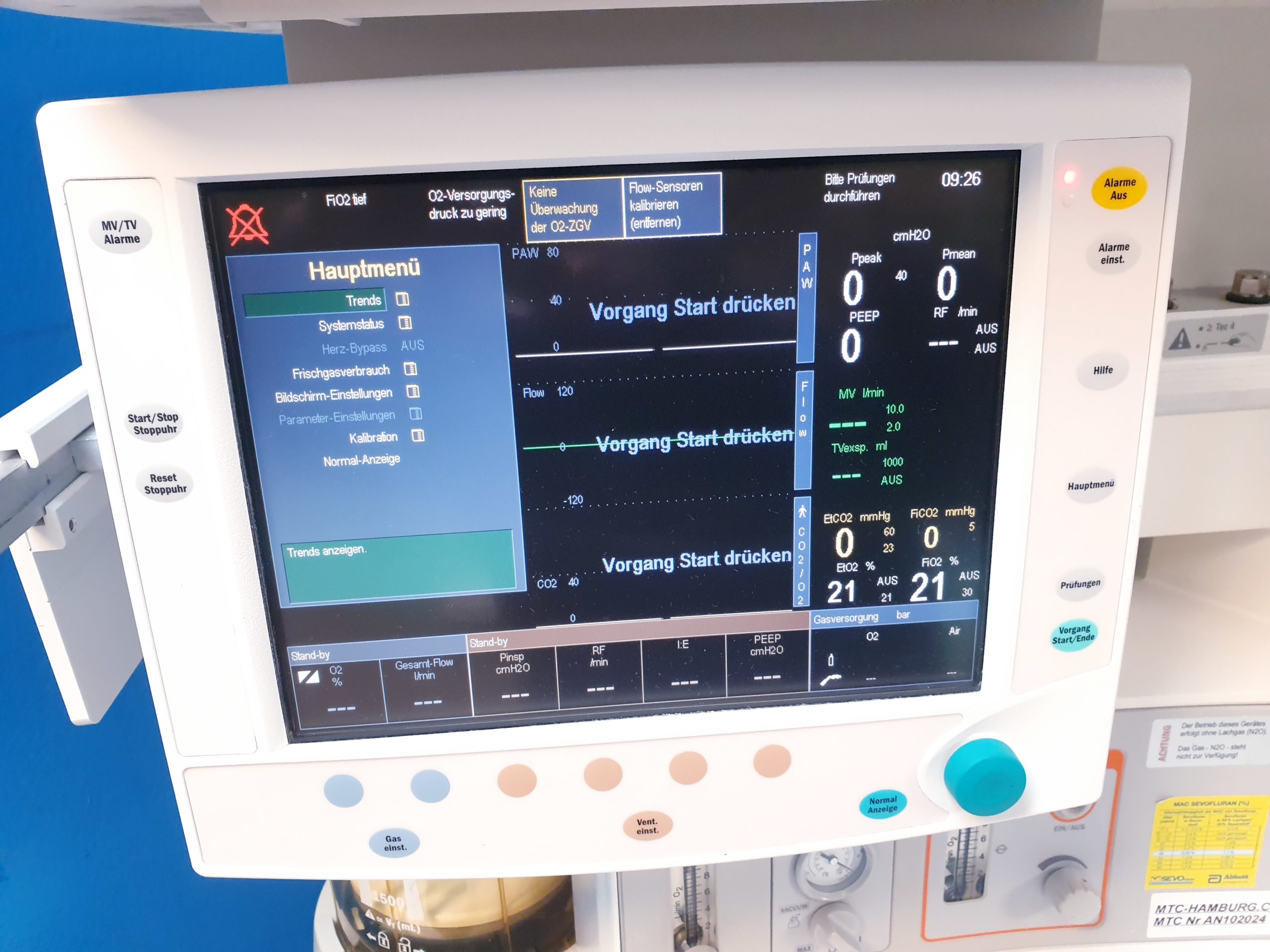 GE Datex Ohmeda Avance S5 mit E-CAiO Modul - sehr gut – Bild 9