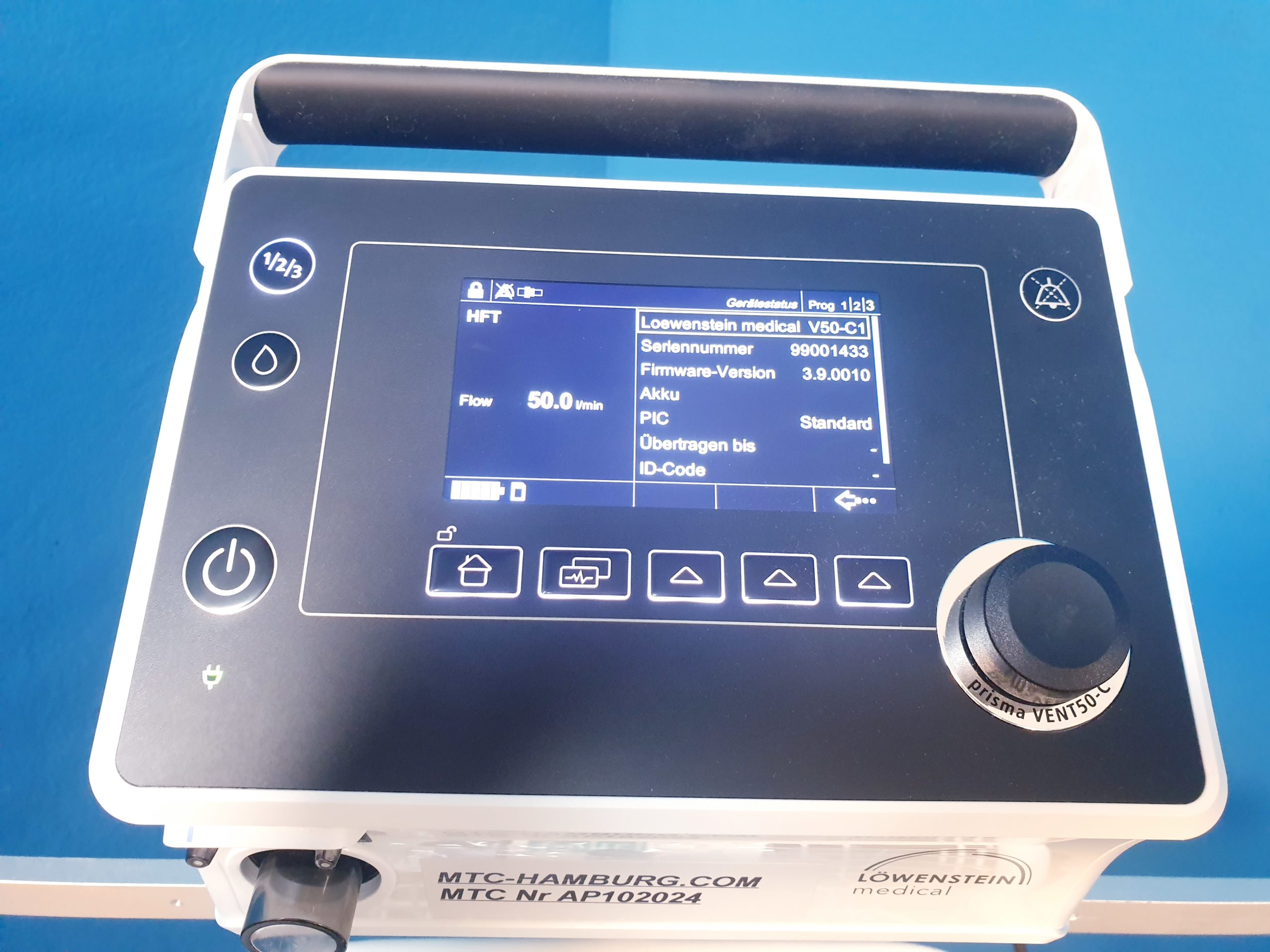 Löwenstein VENT 50-C - V50-C1 mit Rollbarem Gestell DOM 2020 – Bild 5
