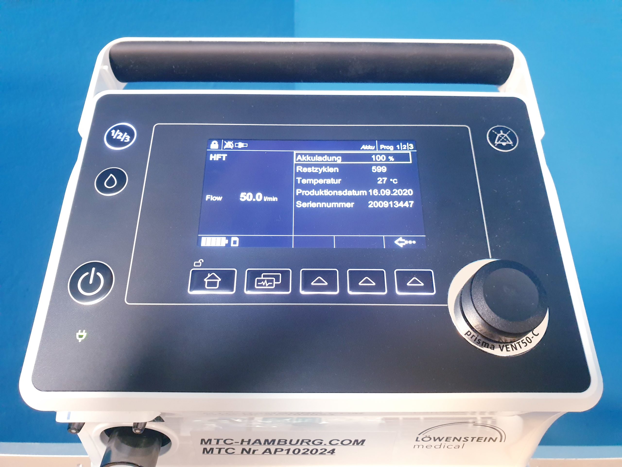 Löwenstein VENT 50-C - V50-C1 mit Rollbarem Gestell DOM 2020 – Bild 6