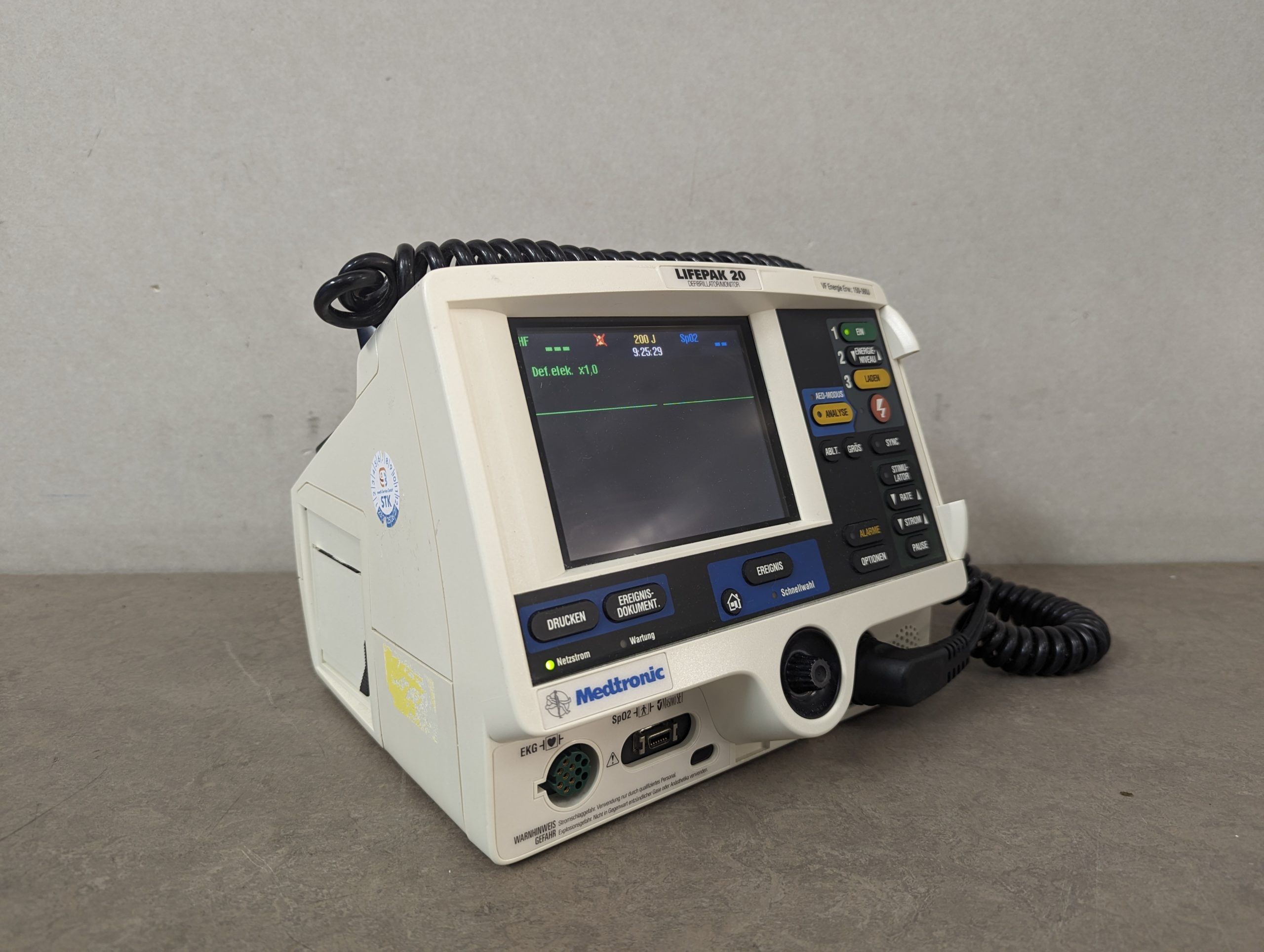 Medtronic Lifepak 20 Physio-Control Defibrillator Monitor – Bild 9