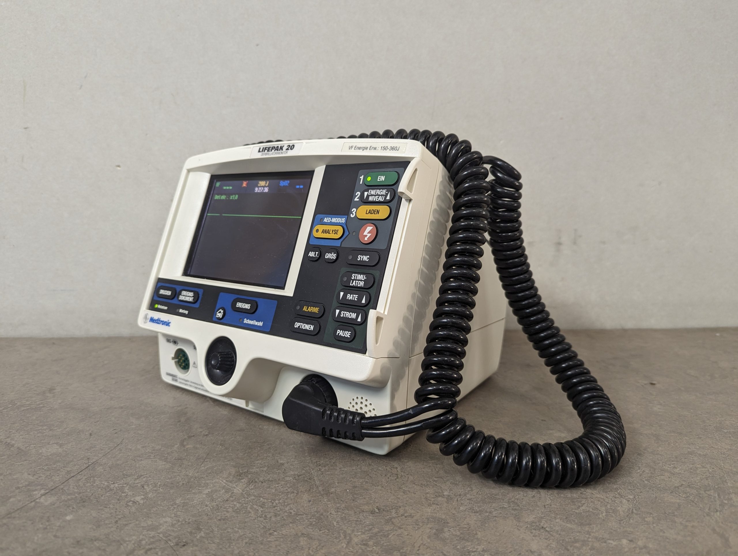 Medtronic Lifepak 20 Physio-Control Defibrillator Monitor – Bild 12