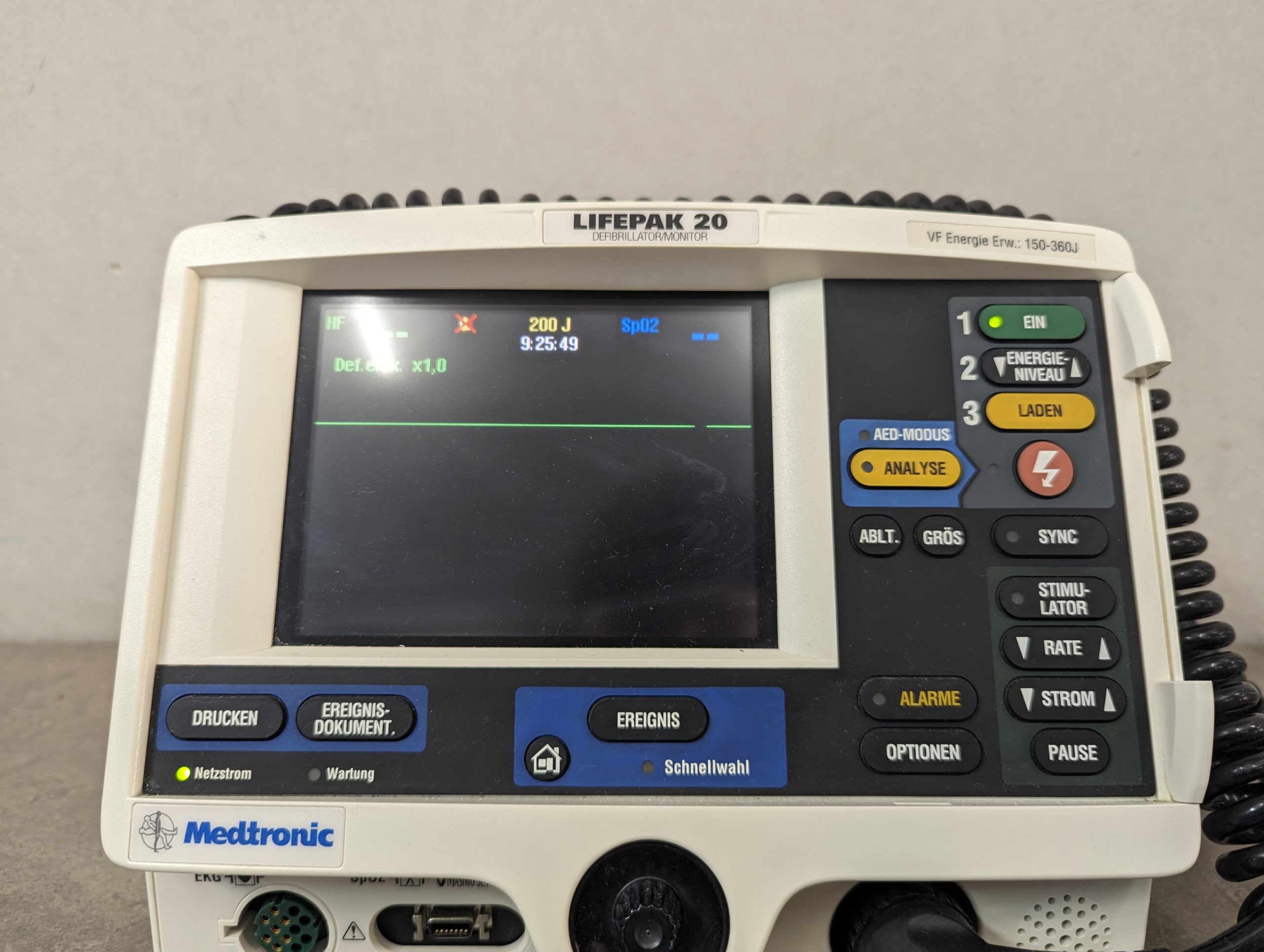 Medtronic Lifepak 20 Physio-Control Defibrillator Monitor – Bild 2