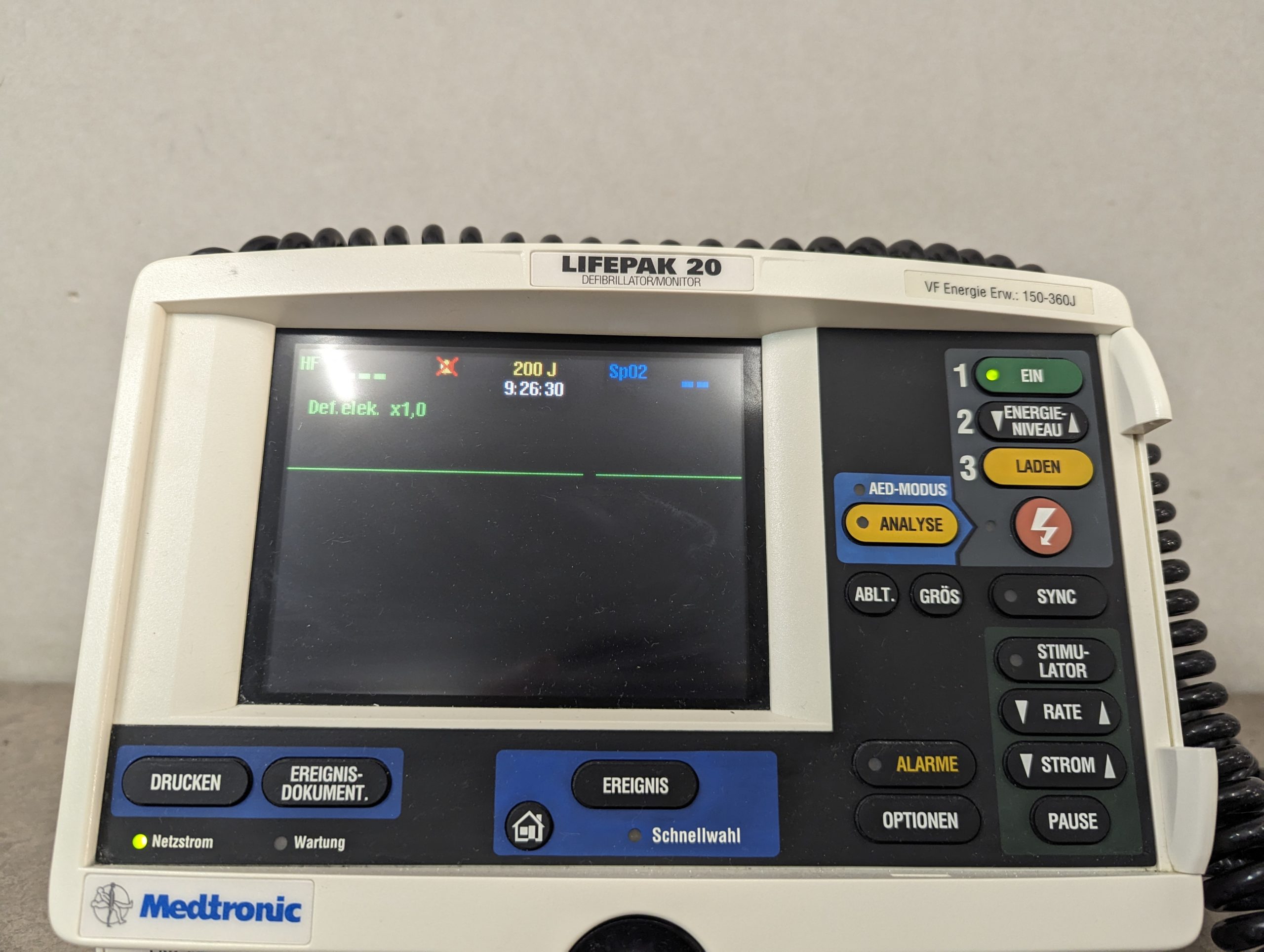 Medtronic Lifepak 20 Physio-Control Defibrillator Monitor – Bild 3