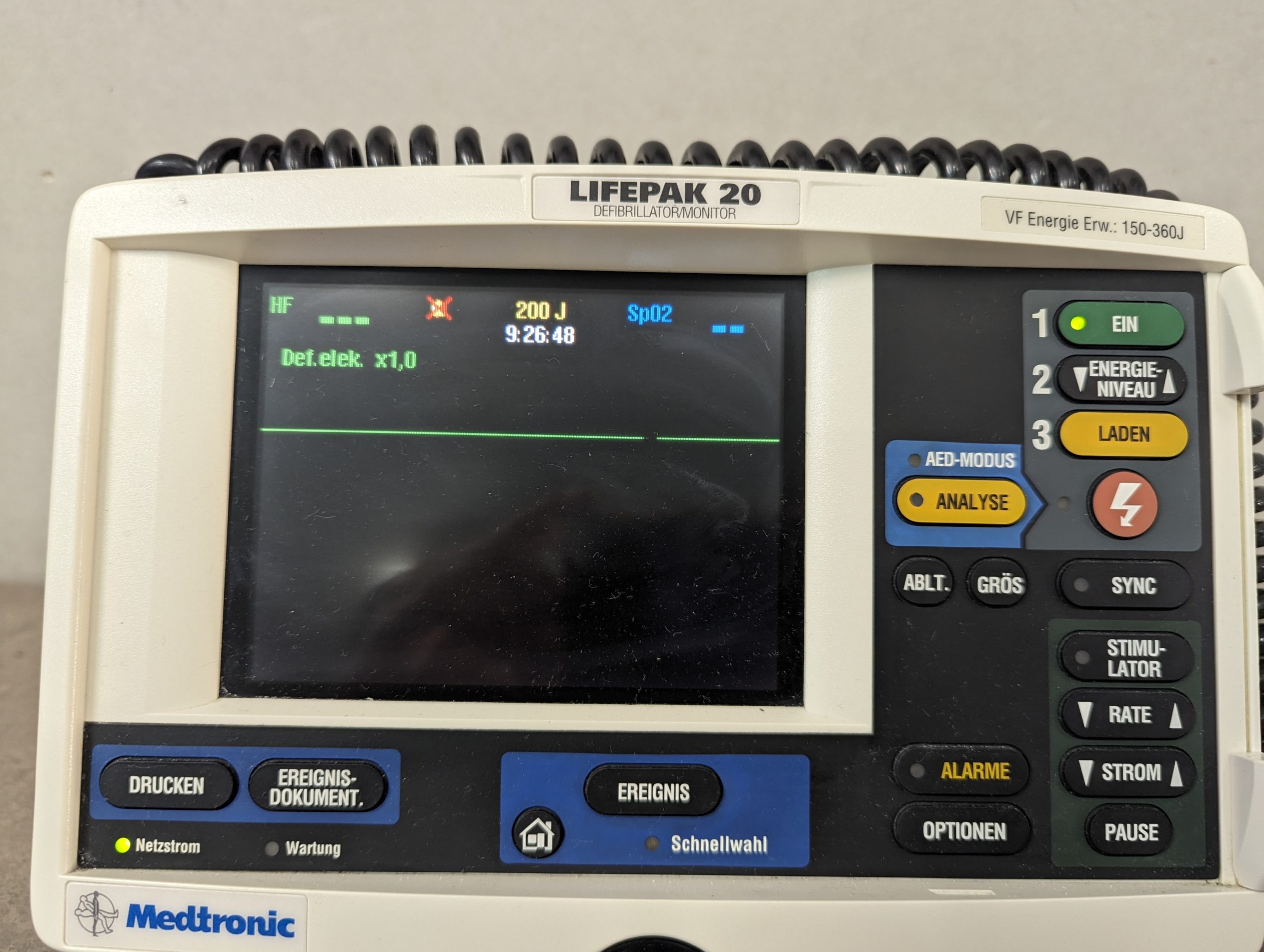 Medtronic Lifepak 20 Physio-Control Defibrillator Monitor – Bild 4