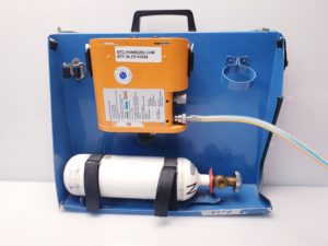 Dräger Oxylog mit Trageplatte