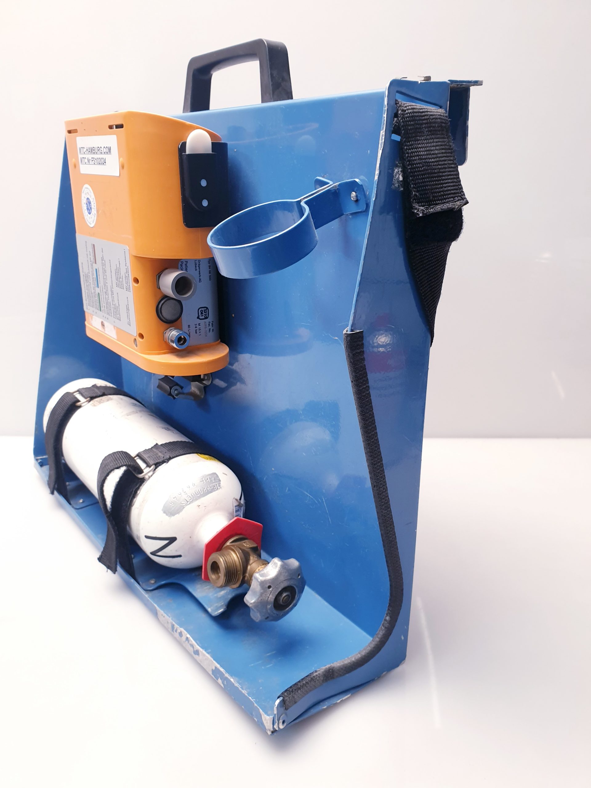 Dräger Oxylog mit Trageplatte – Bild 6