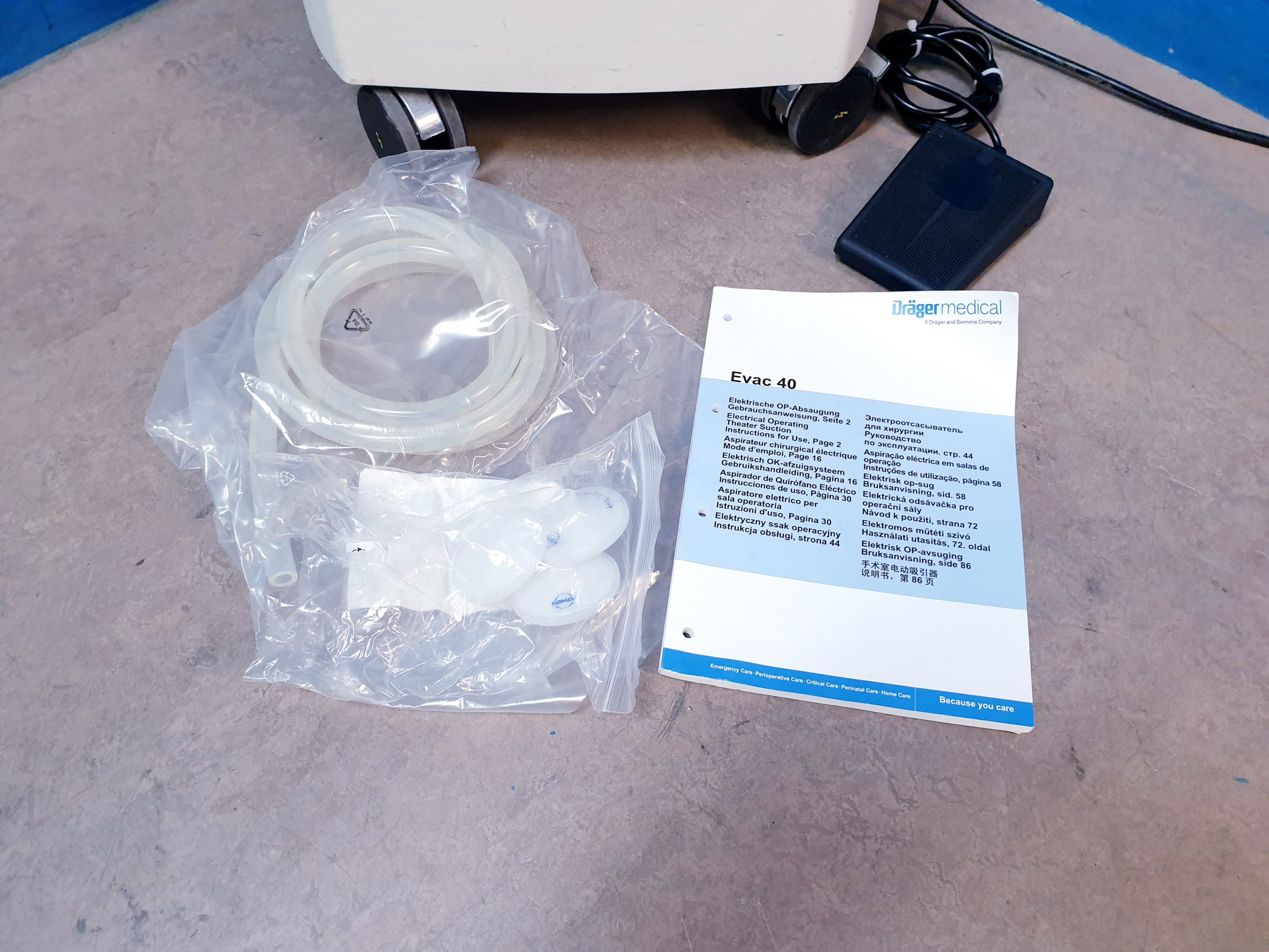 Dräger Evac 40 Absaugpumpe – Bild 5