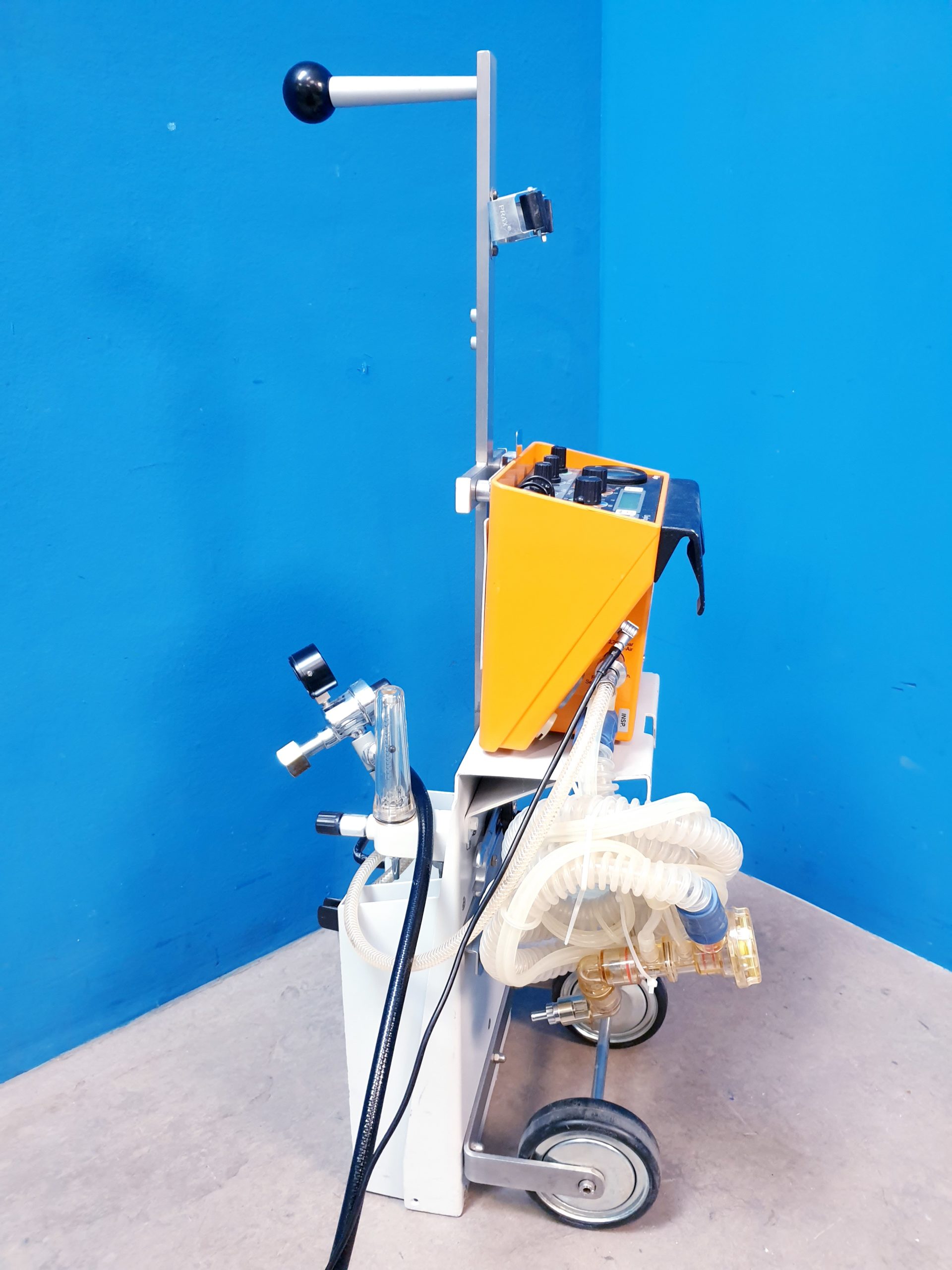 Draeger-Dräger Oxylog 2000 Notfallbeatmungsgerät - auf Fahrbarem Gestell – Bild 9