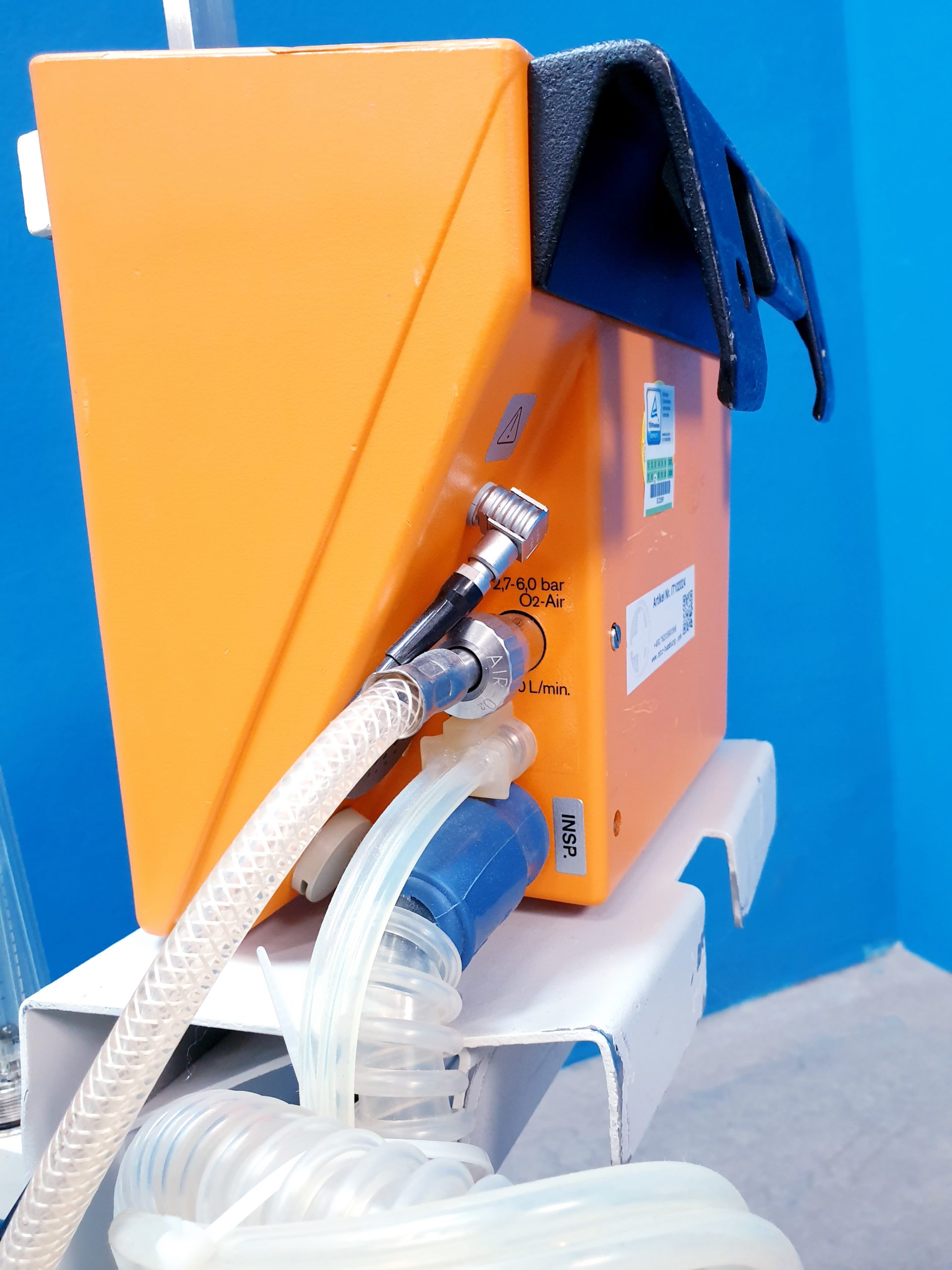 Draeger-Dräger Oxylog 2000 Notfallbeatmungsgerät - auf Fahrbarem Gestell – Bild 11