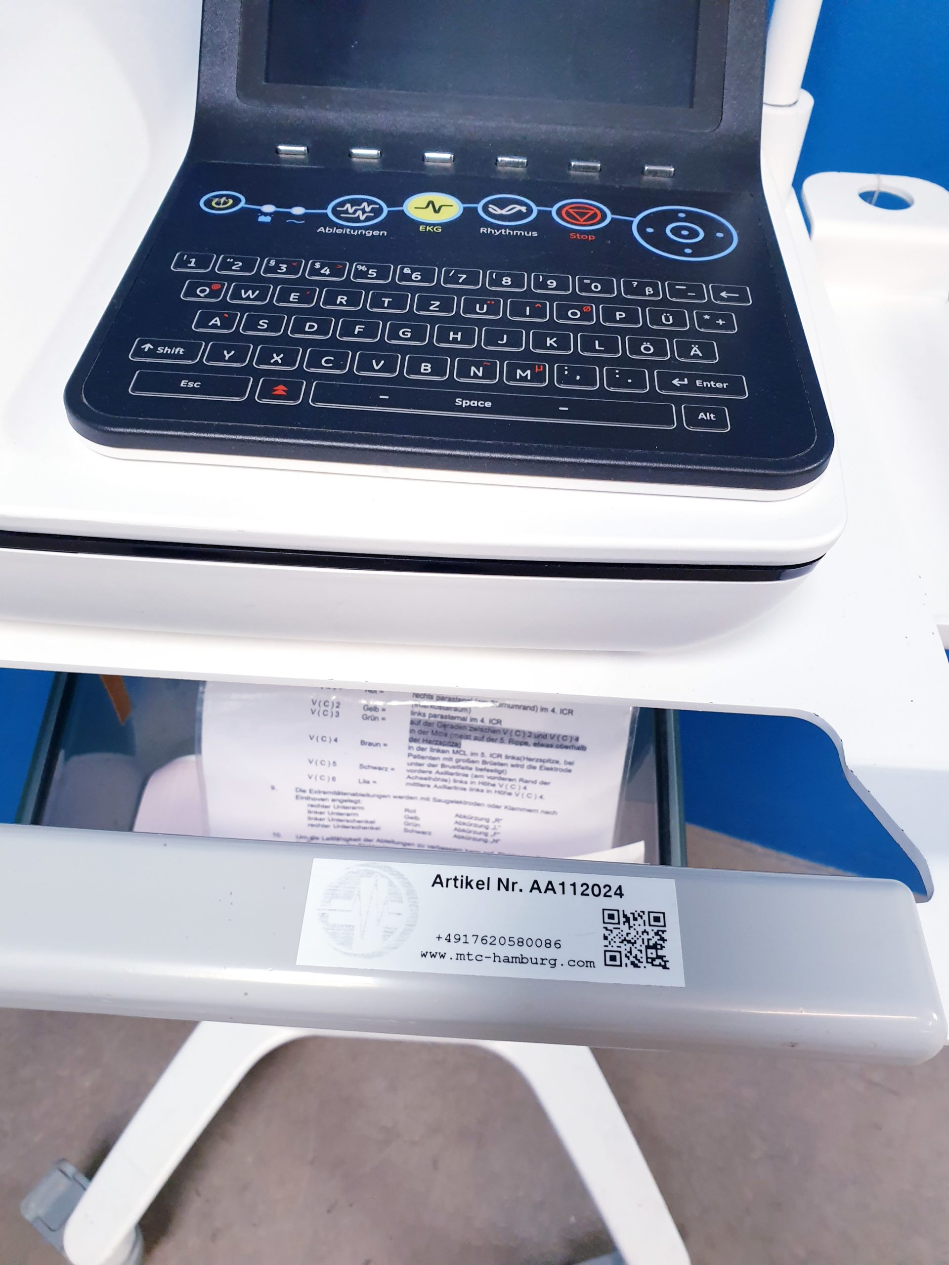 GE MAC 2000 EKG - 12 kanal – Bild 3