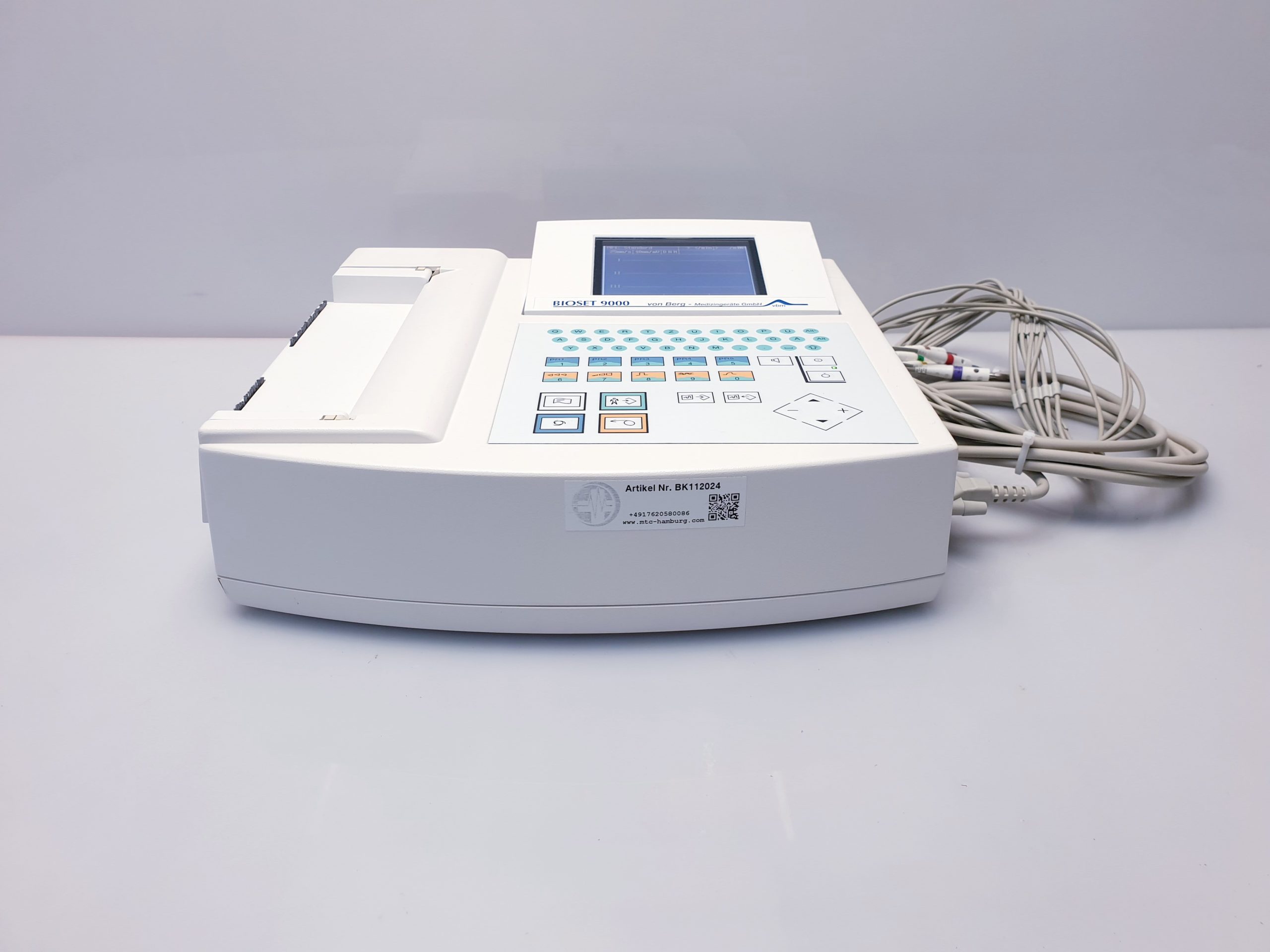 Bioset 9000 ekg 12 Kanal ekg Gerät – Bild 3