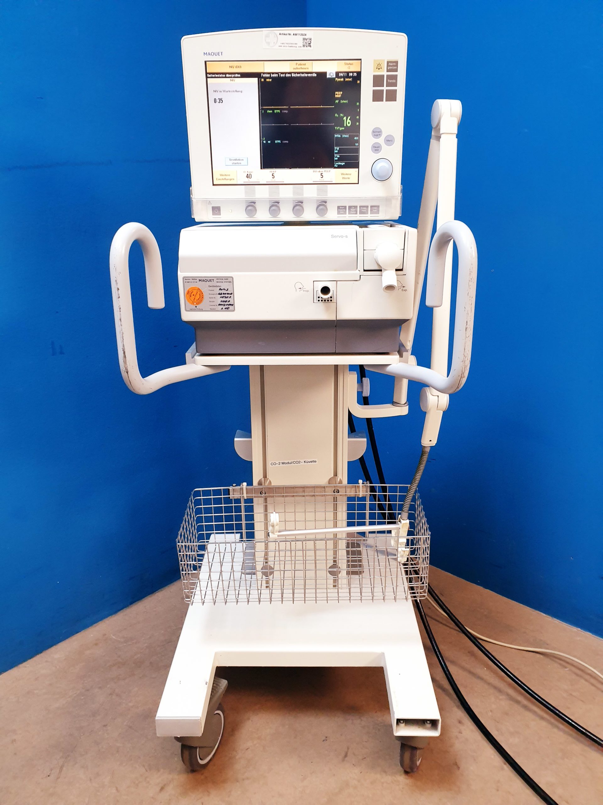 Maquet Servo-S Ventilator – Bild 9