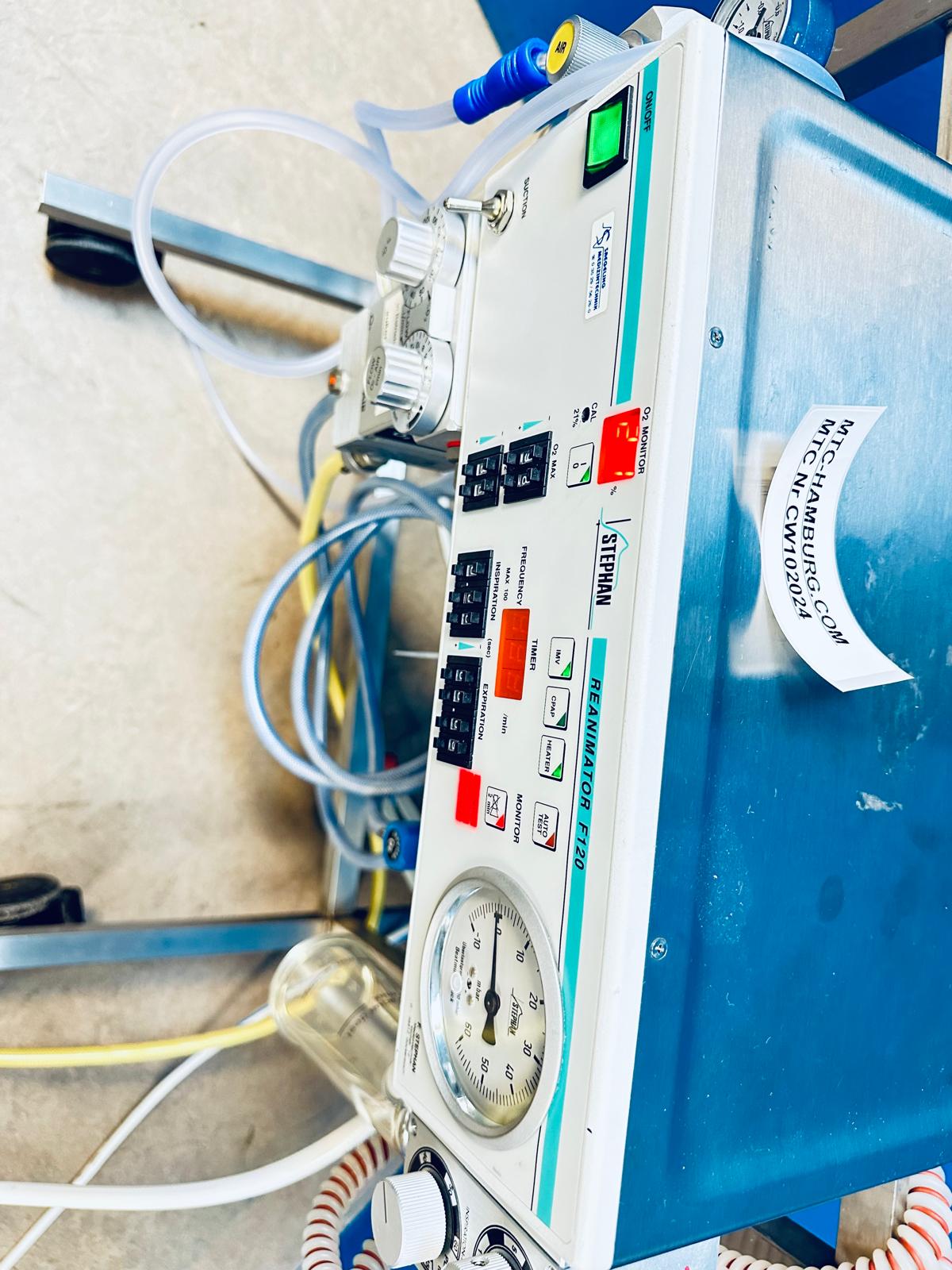 Stephan F-120 - F120 Beatmungsgerät auf fahrenbarem Gestell – Bild 11