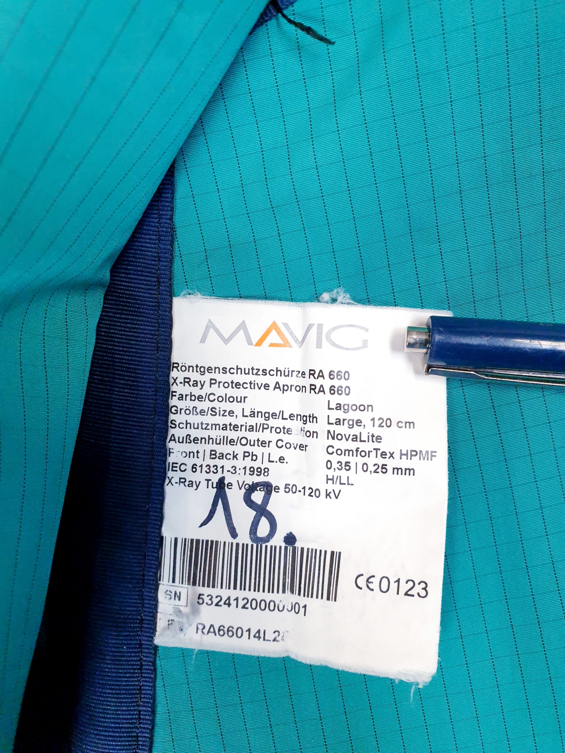 MAVIG Röntgenschürze --- Klettverschluss – Bild 5