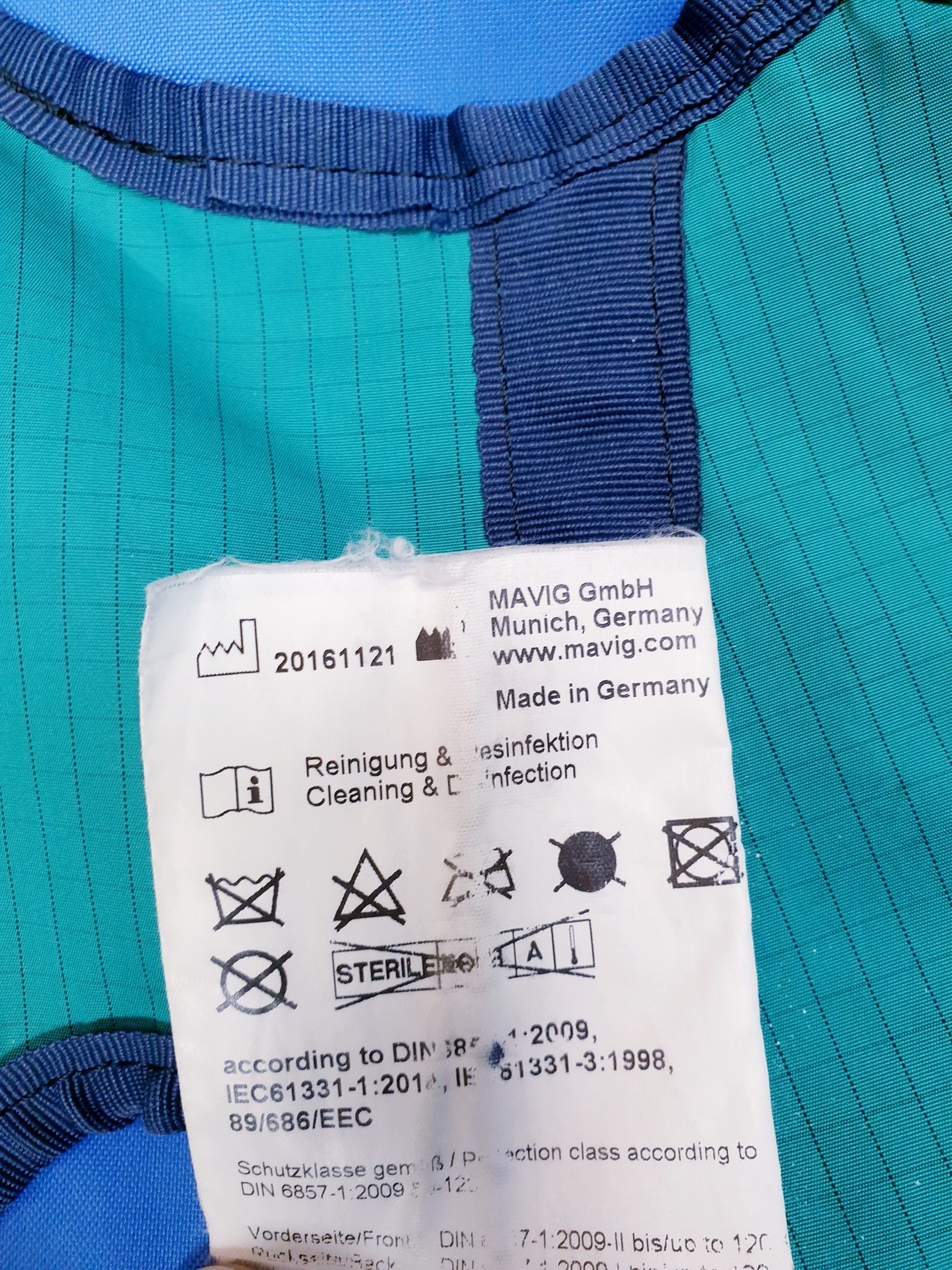 MAVIG Röntgenschürze --- Klettverschluss – Bild 6