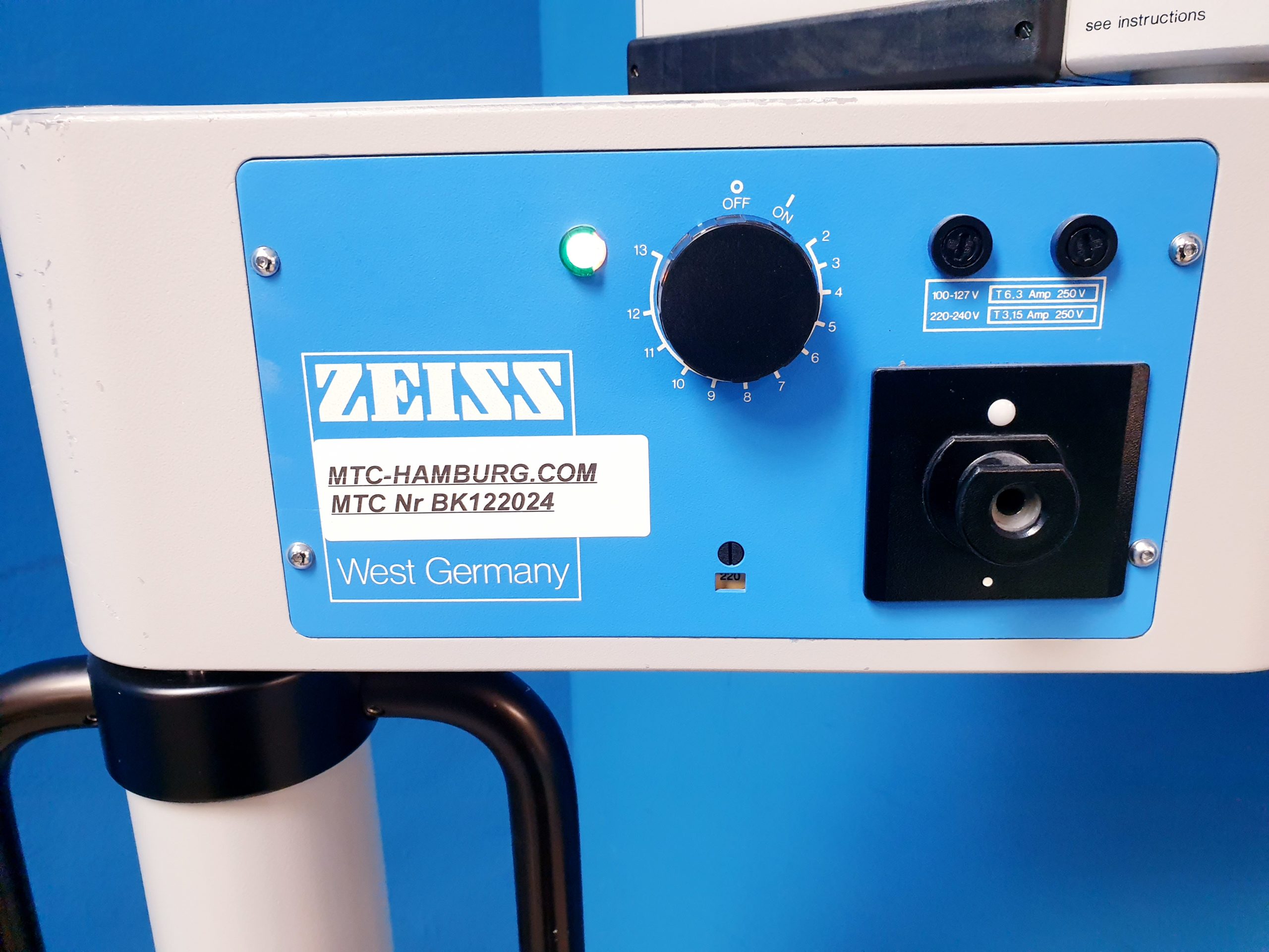 Carl Zeiss OPMI 19-FC OP-Mikroskop f 125 - f 250 - auf S21 Standfuß BK122024 – Bild 10