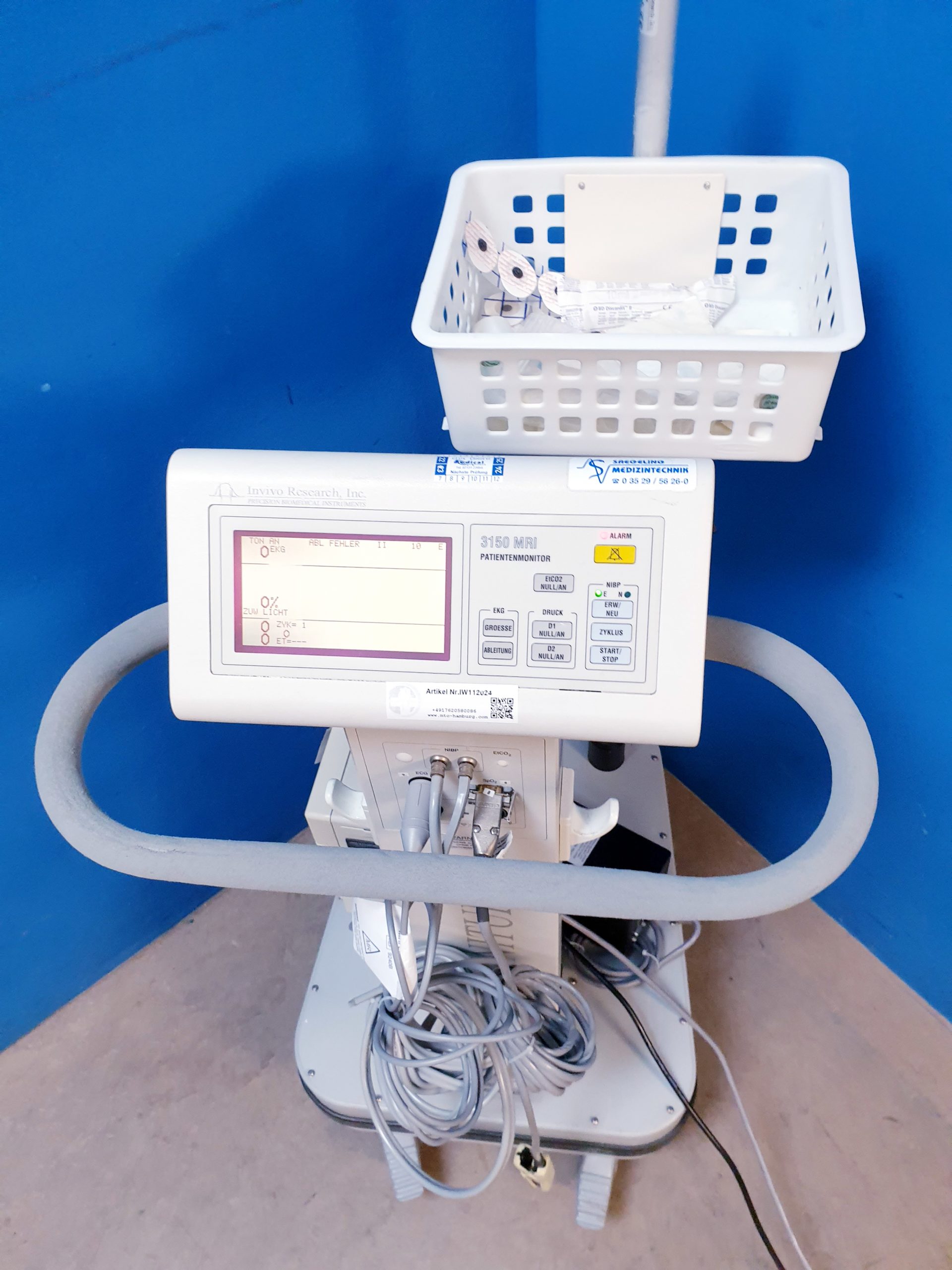 Invivo 3150 MRI Patient Monitor mit Zubehör – Bild 3