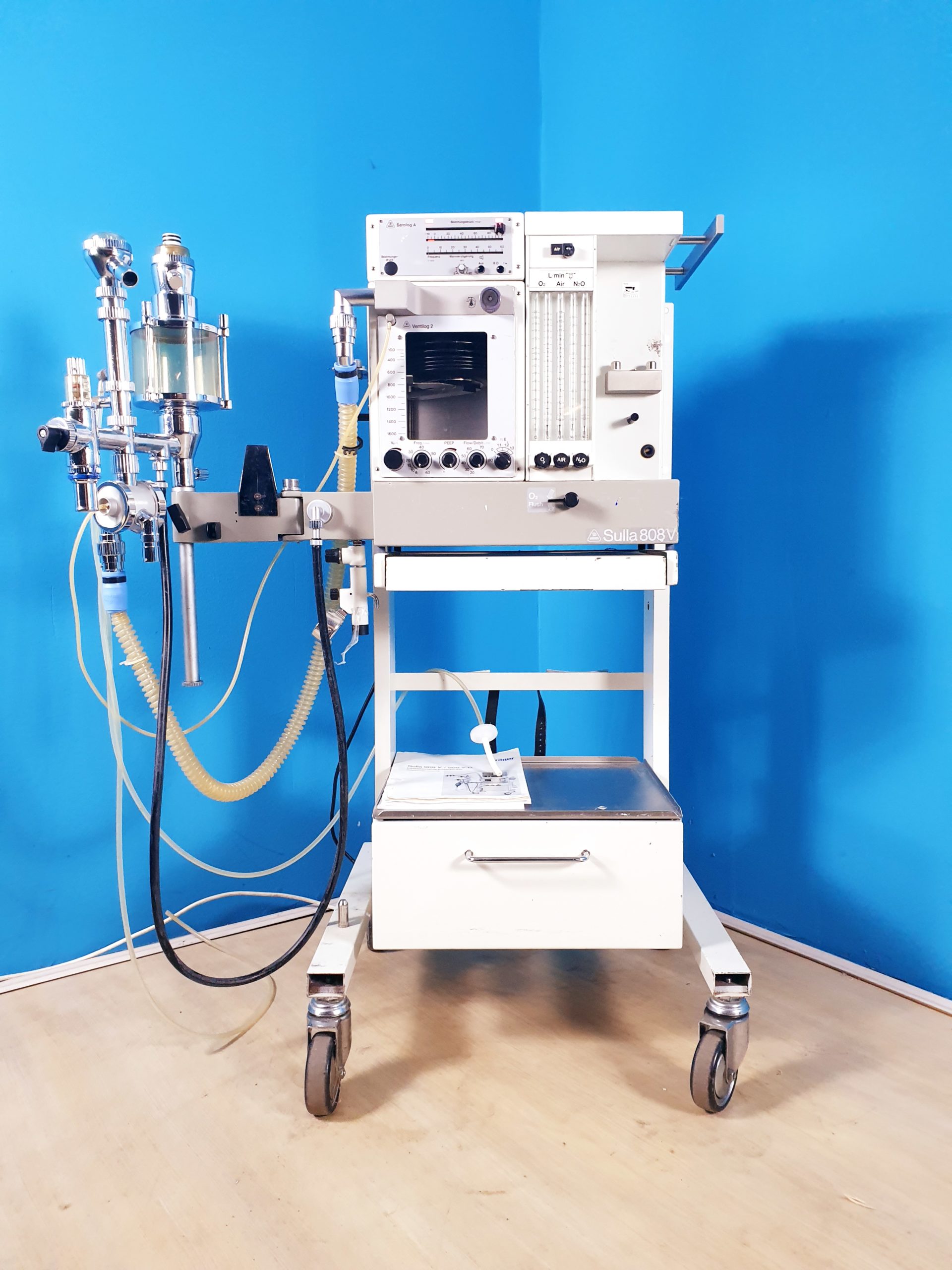 Dräger Sulla 808V 808 V Narkosegerät, Kreisteil, Ventilog 2, Barolog – Bild 3