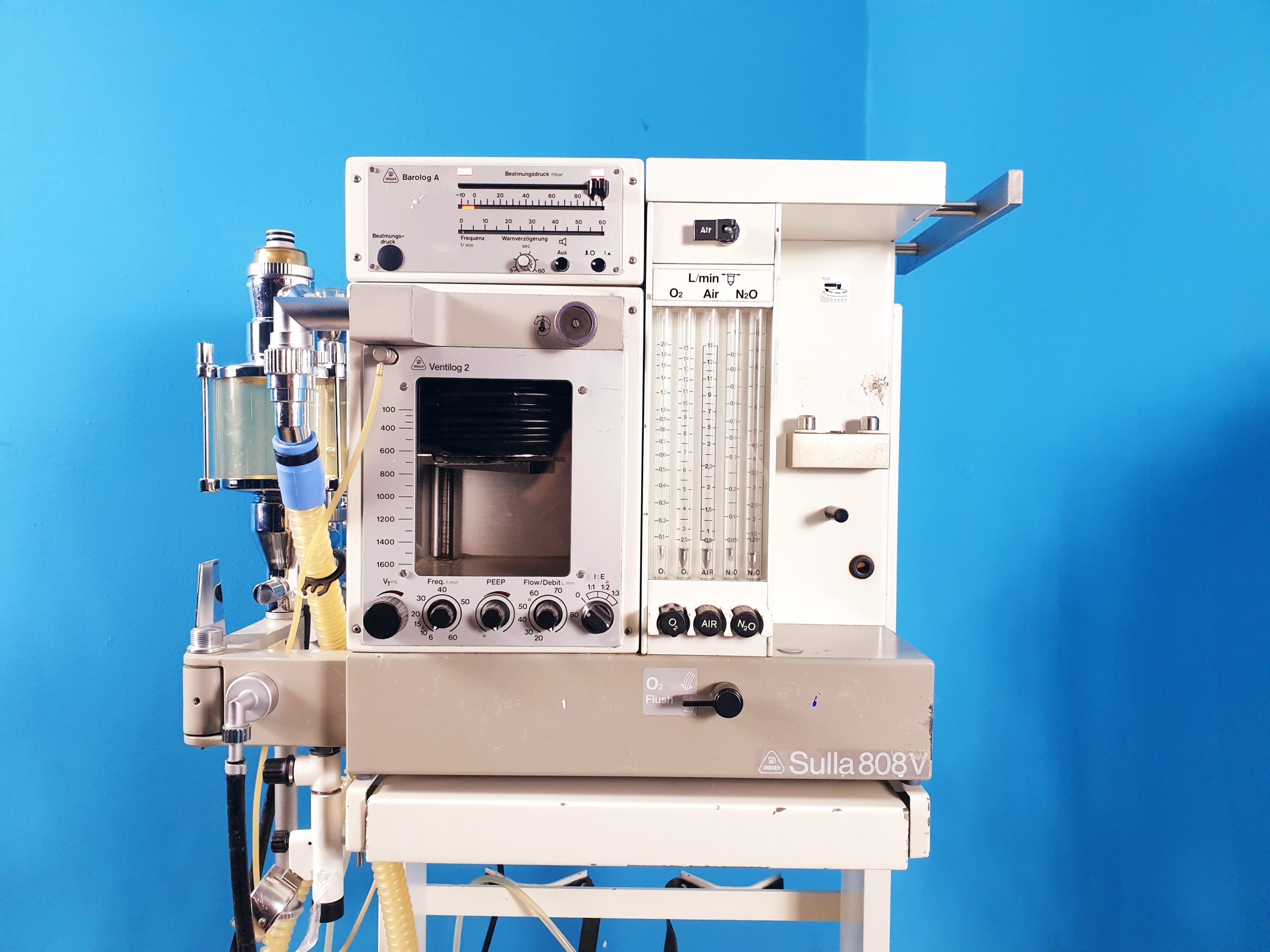 Dräger Sulla 808V 808 V Narkosegerät, Kreisteil, Ventilog 2, Barolog – Bild 5