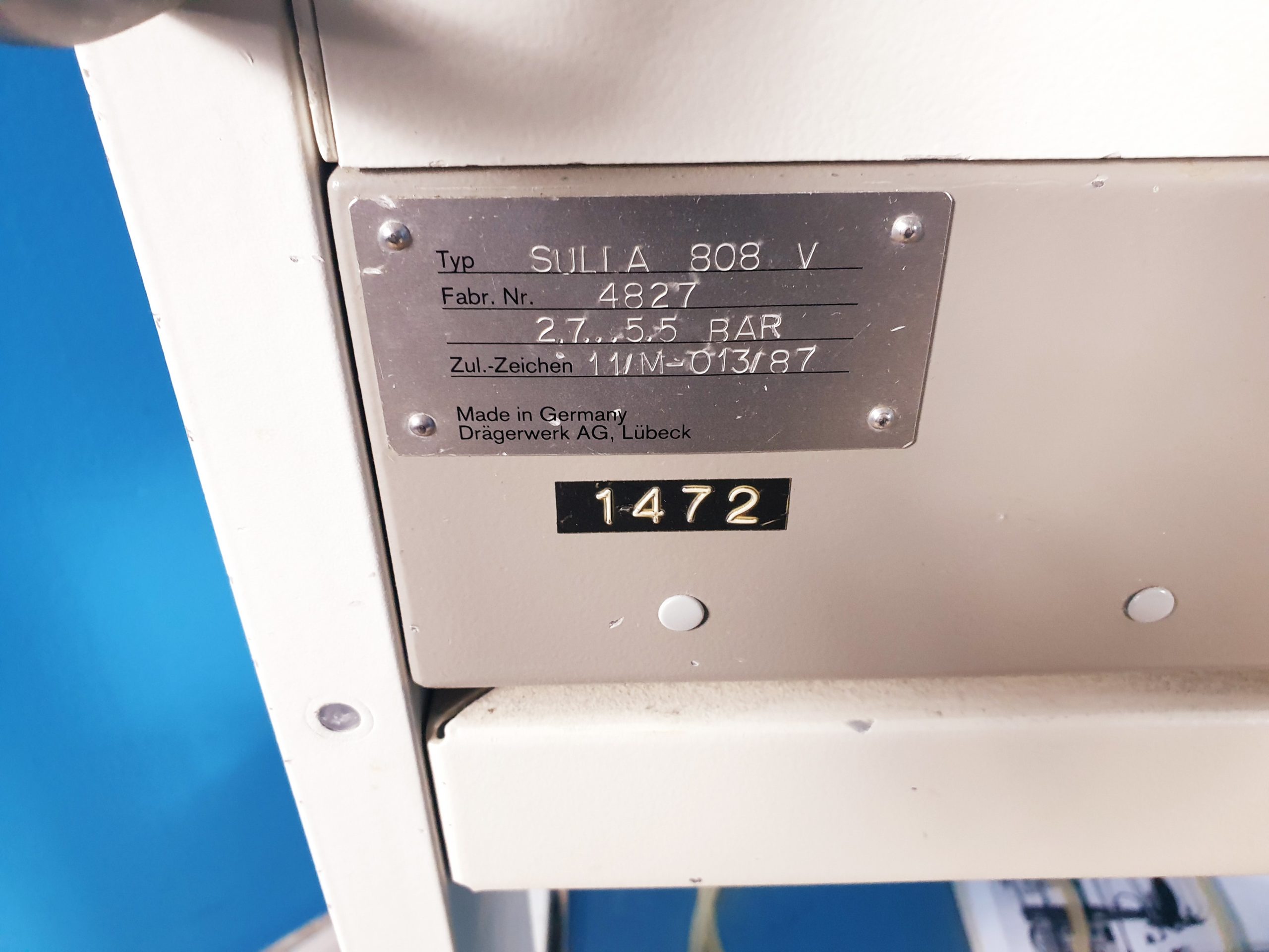 Dräger Sulla 808V 808 V Narkosegerät, Kreisteil, Ventilog 2, Barolog – Bild 8