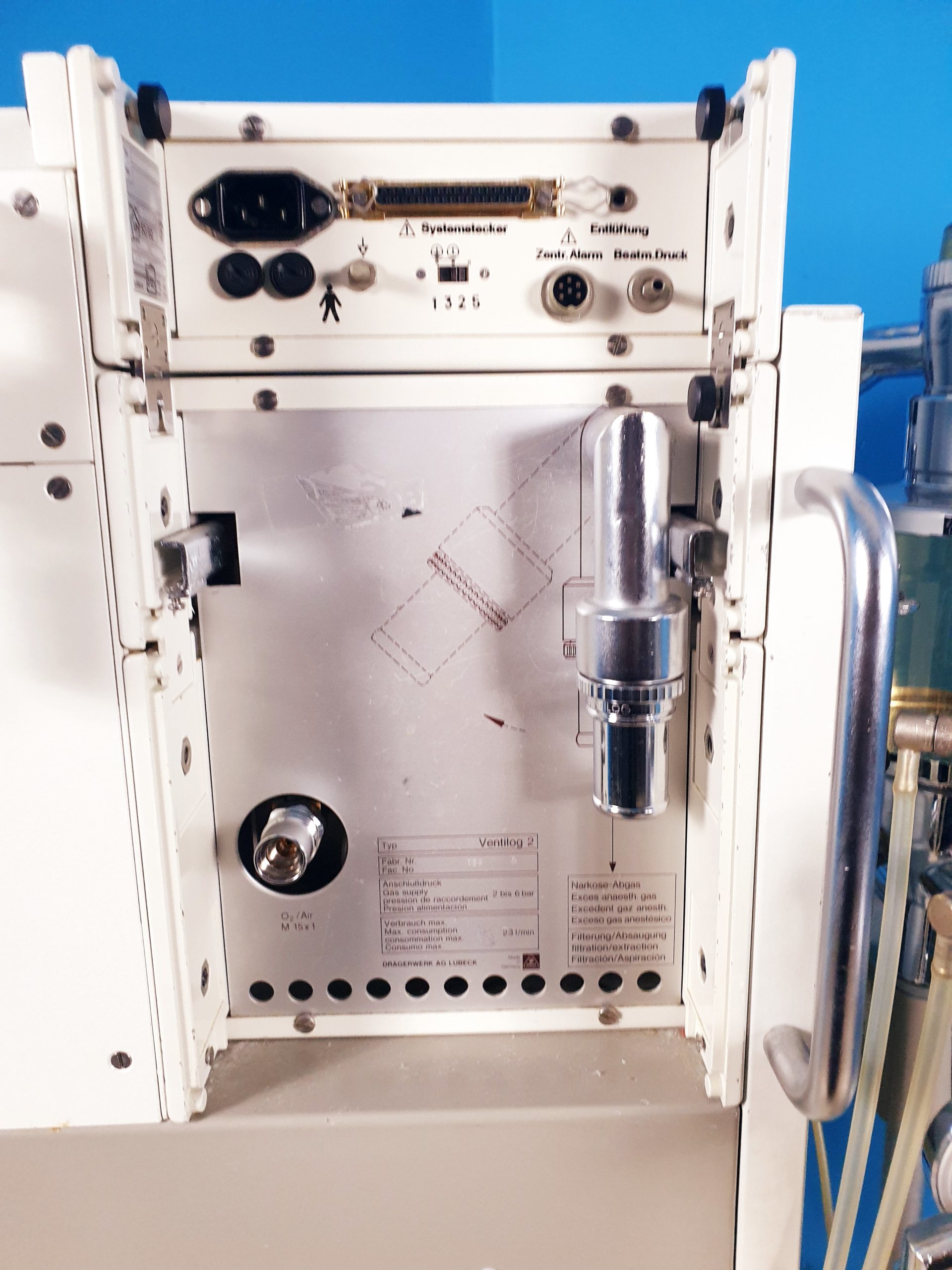 Dräger Sulla 808V 808 V Narkosegerät, Kreisteil, Ventilog 2, Barolog – Bild 9