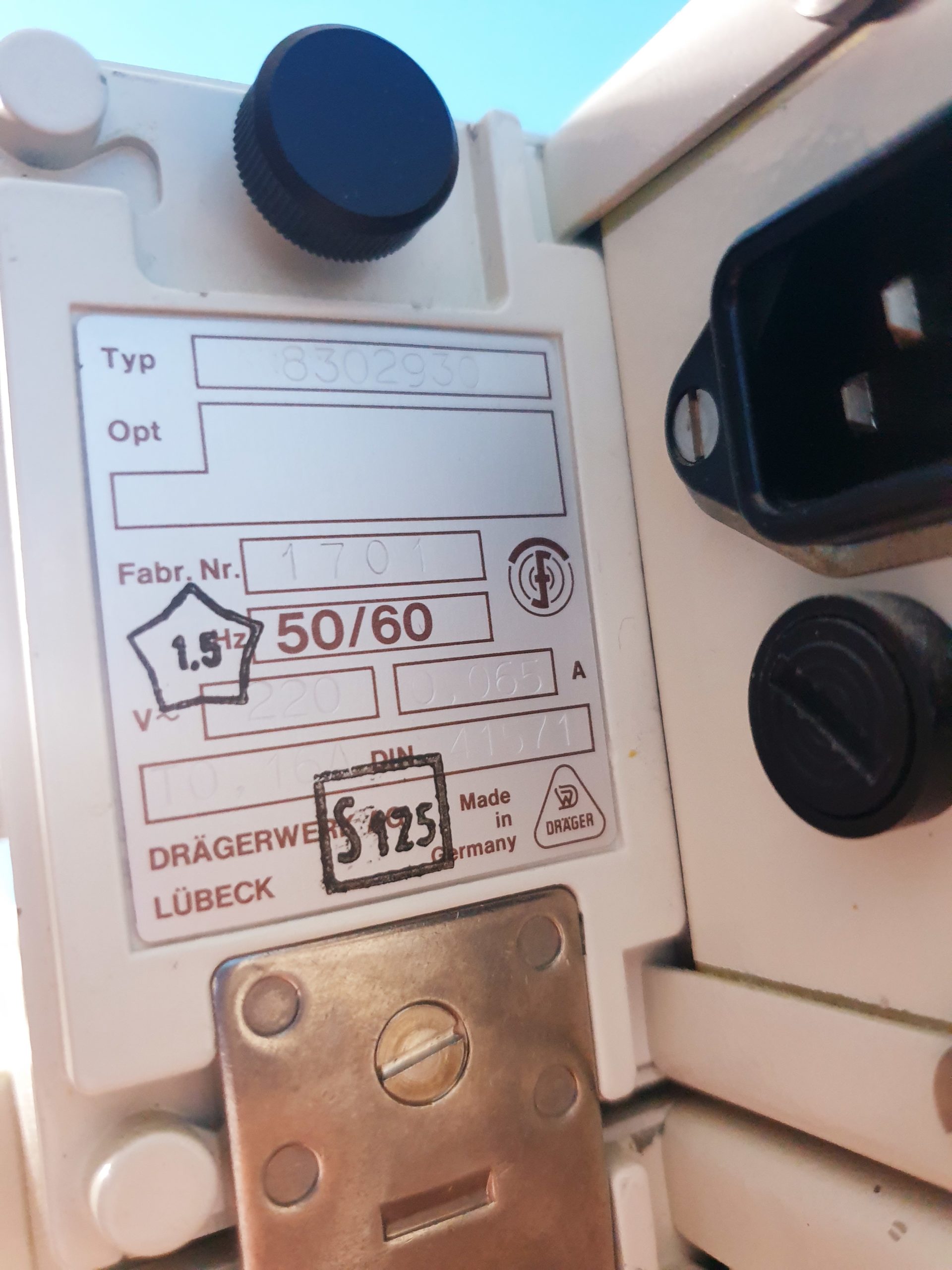 Dräger Sulla 808V 808 V Narkosegerät, Kreisteil, Ventilog 2, Barolog – Bild 10