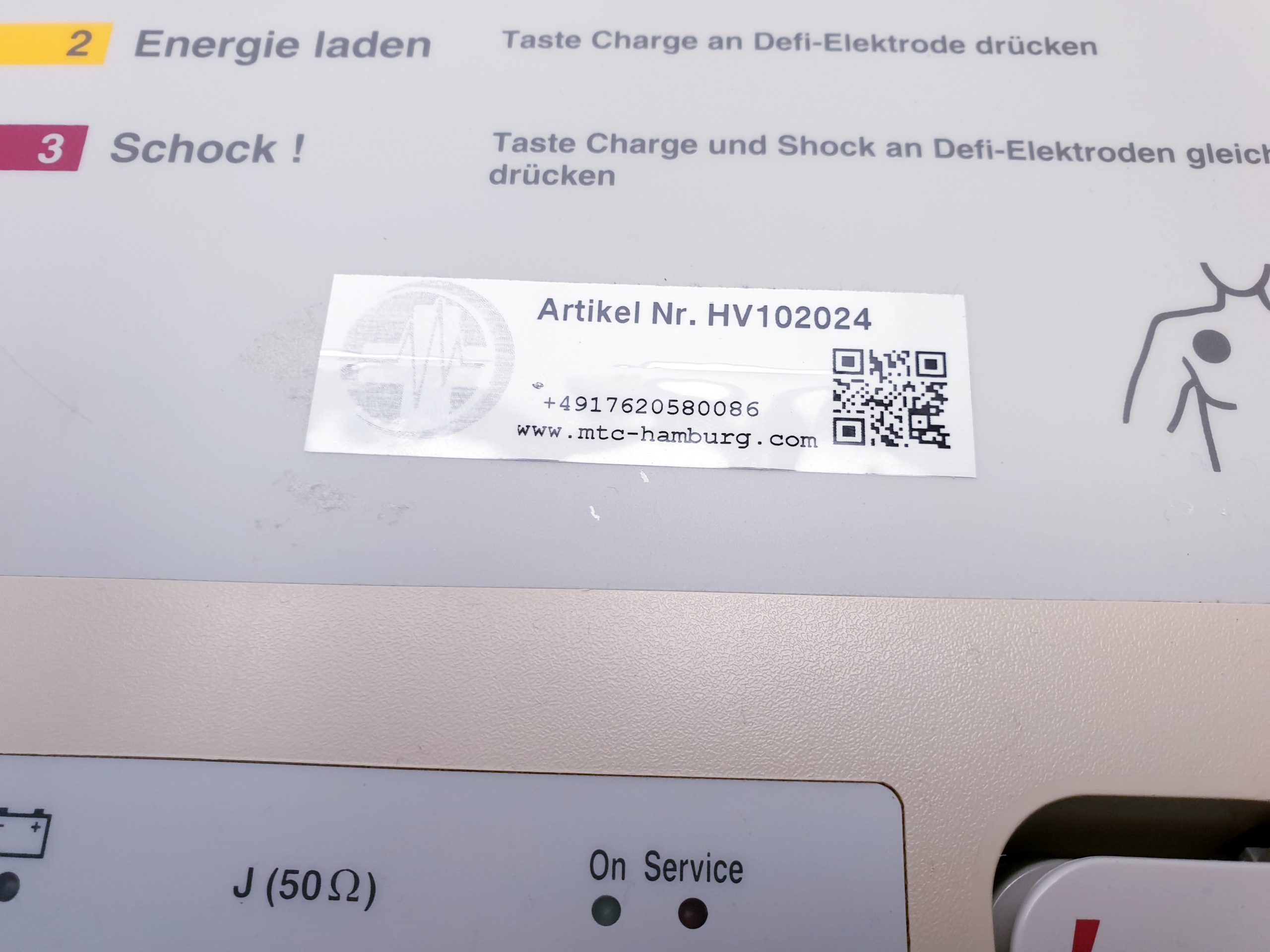 GE Healthcare Hellige Marquette Responder 1000 Defibrillator – Bild 2