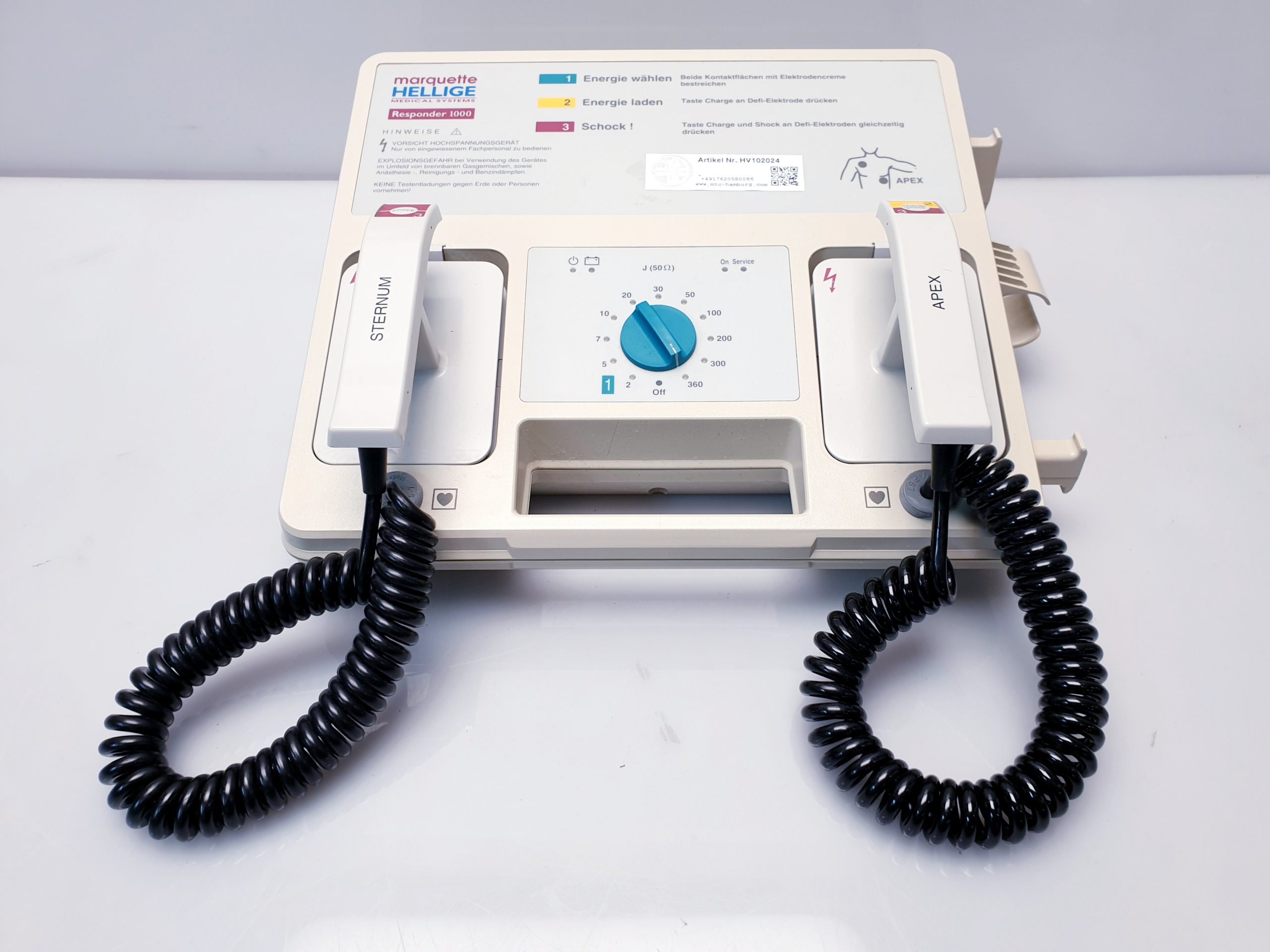 GE Healthcare Hellige Marquette Responder 1000 Defibrillator – Bild 3