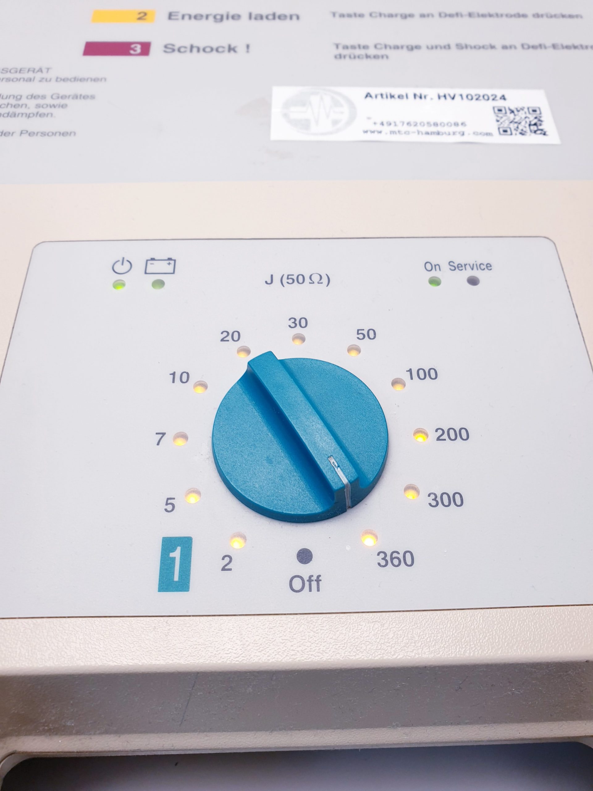 GE Healthcare Hellige Marquette Responder 1000 Defibrillator – Bild 4