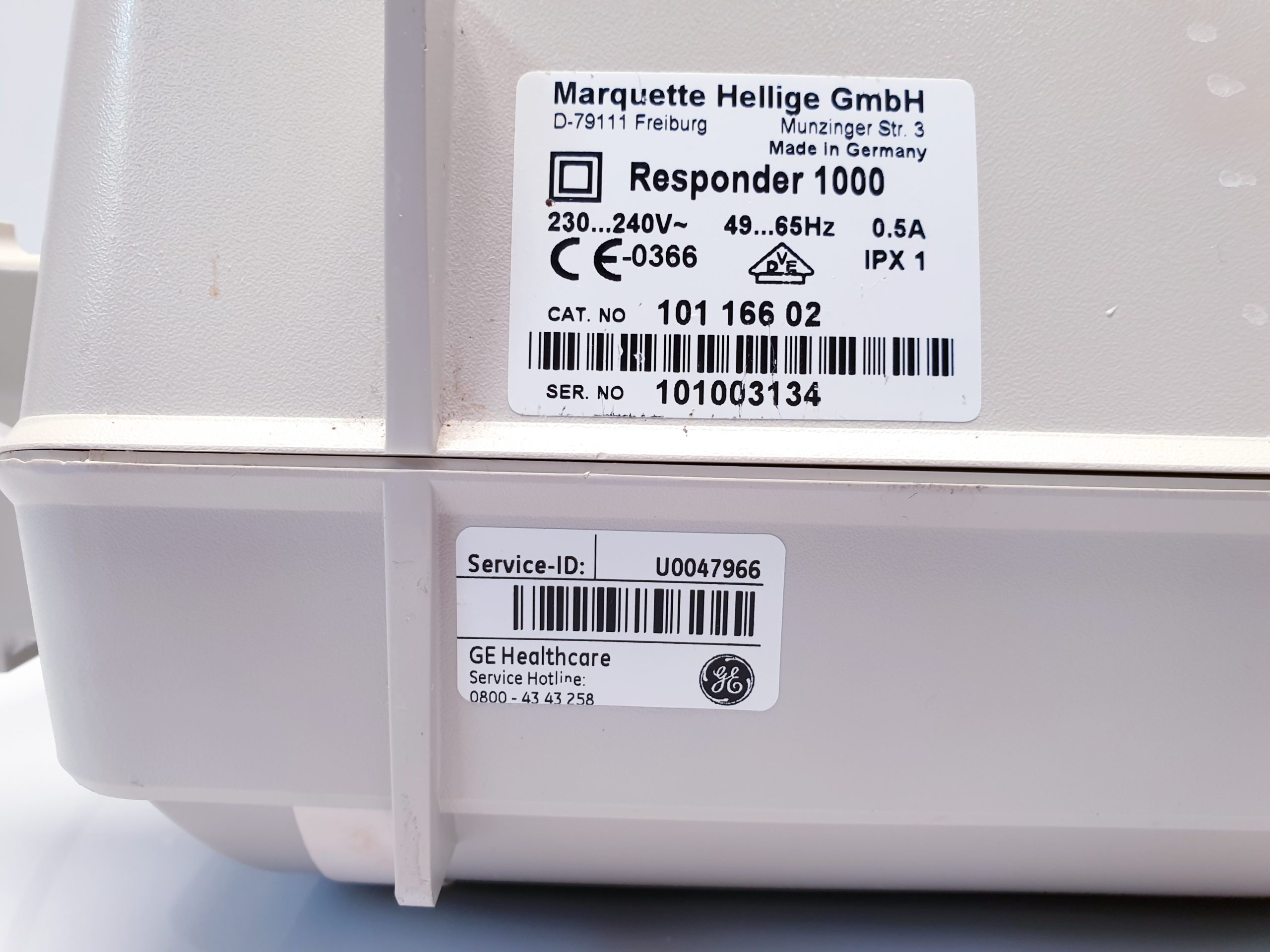 GE Healthcare Hellige Marquette Responder 1000 Defibrillator – Bild 9