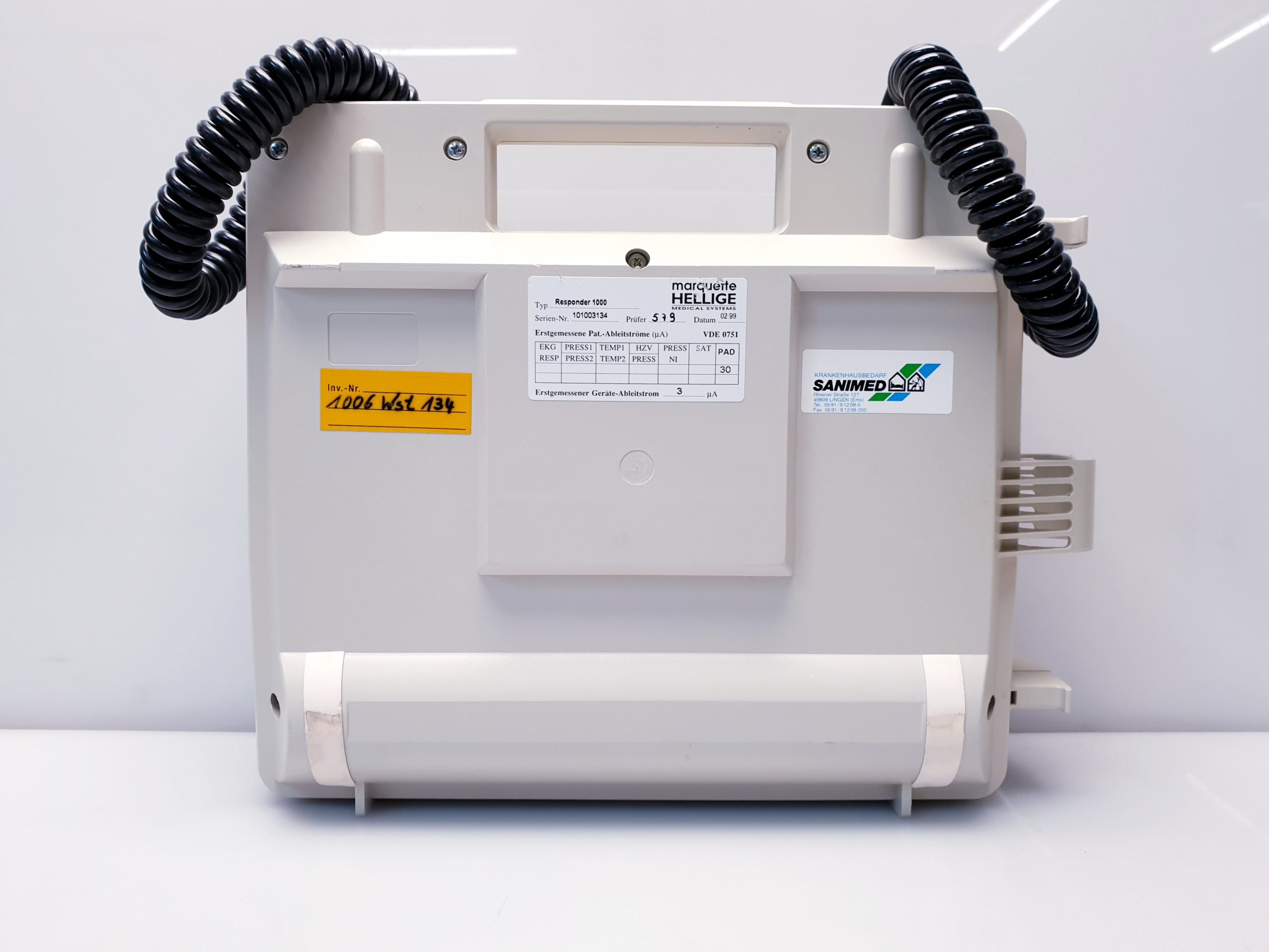 GE Healthcare Hellige Marquette Responder 1000 Defibrillator – Bild 10