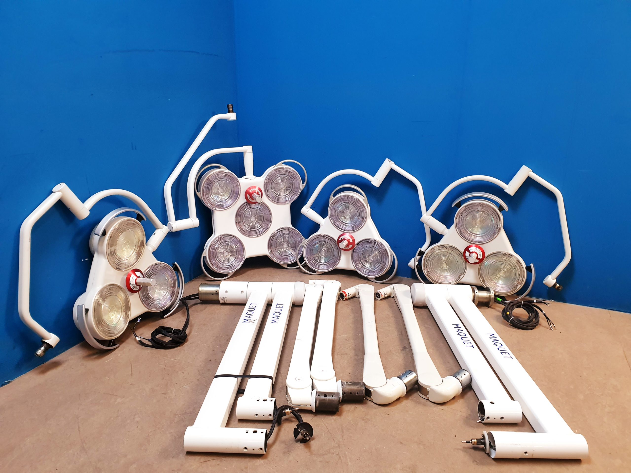 Maquet 3 x 2003 + 2005 mit Tragearm - Op Beleuchtung – Bild 4