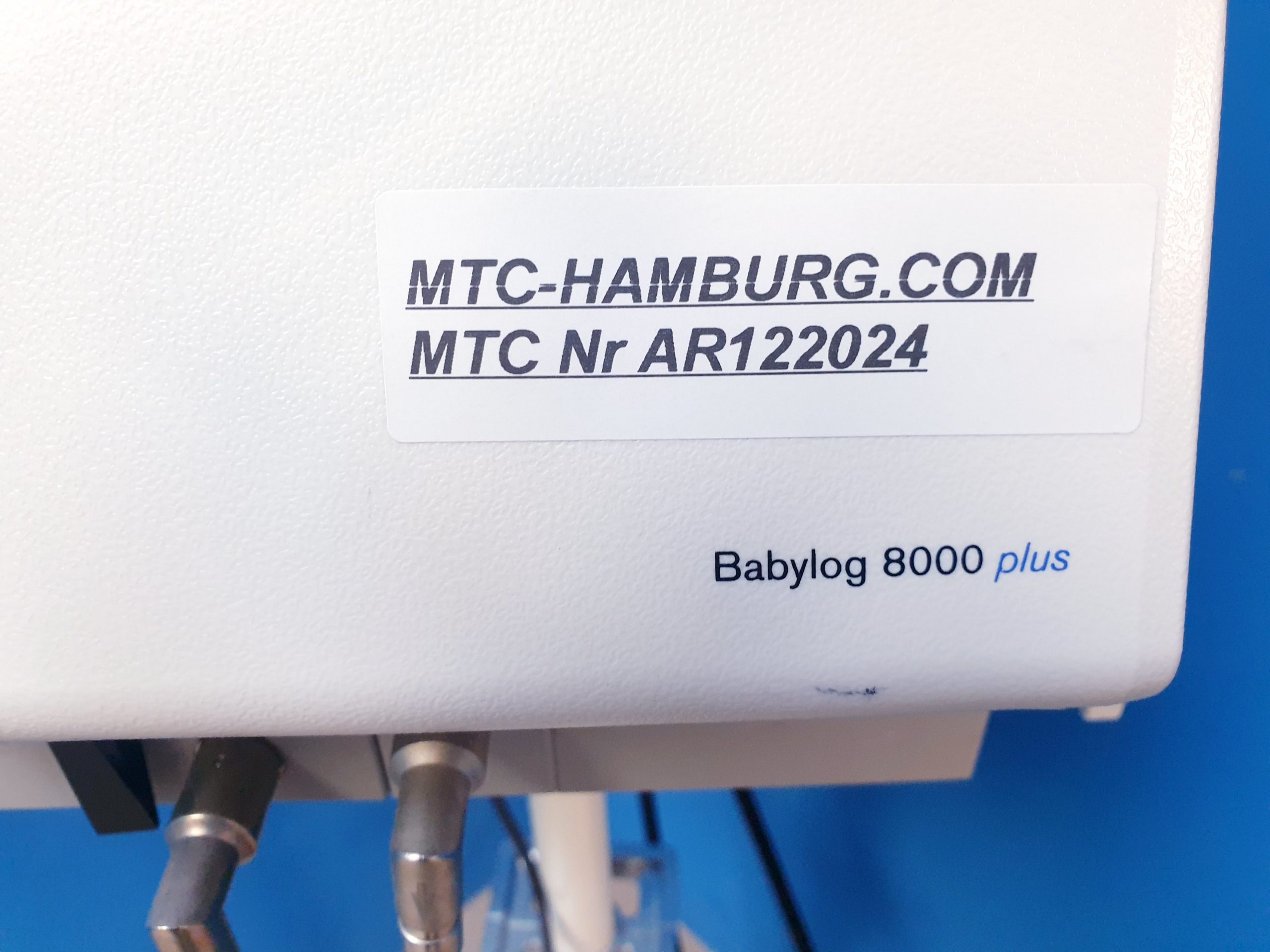 Draeger-Dräger Beatmungsgerät Dräger Babylog 8000 plus+fahrbarem Stativ – Bild 2