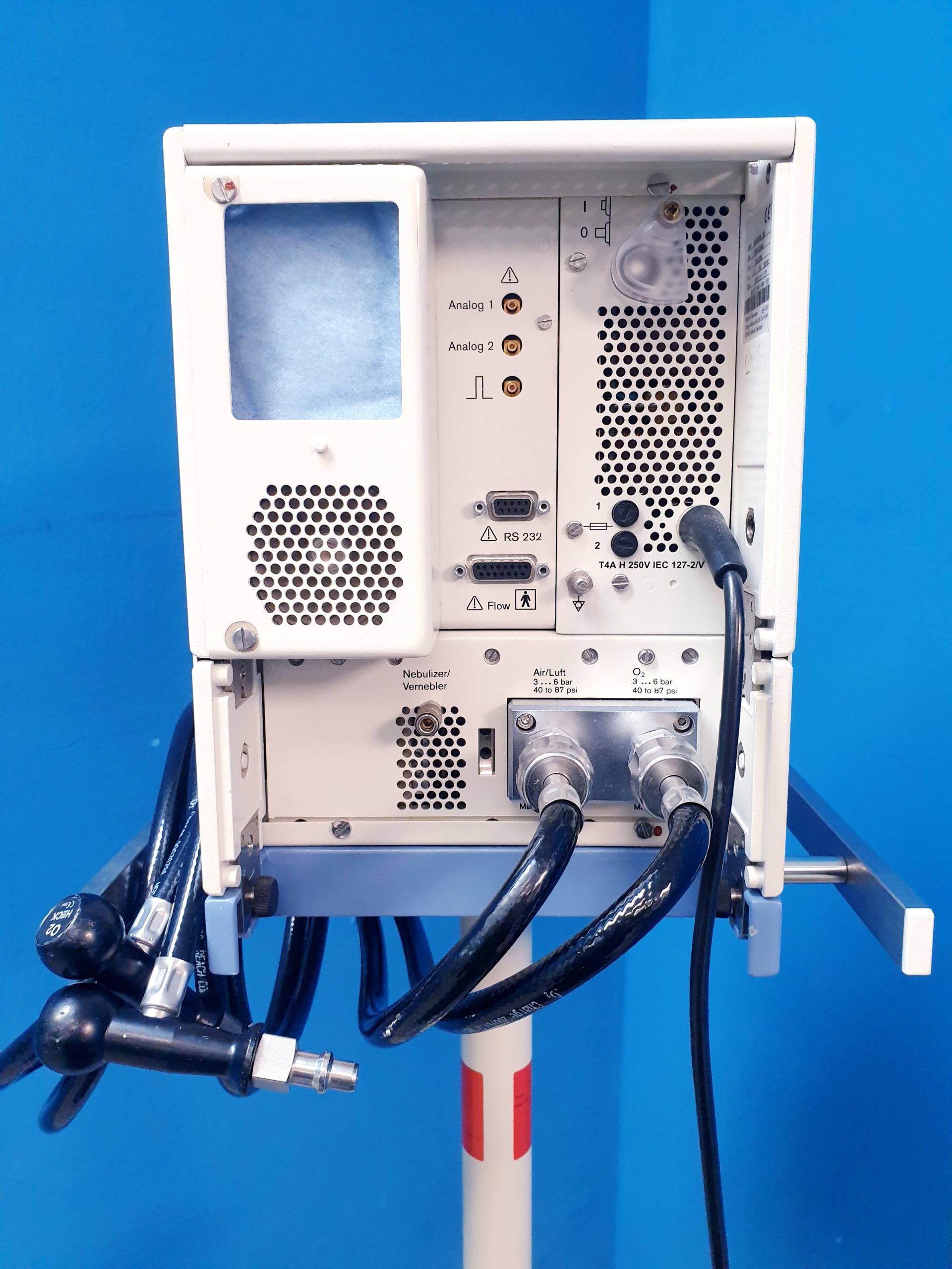 Draeger-Dräger Beatmungsgerät Dräger Babylog 8000 plus+fahrbarem Stativ – Bild 10