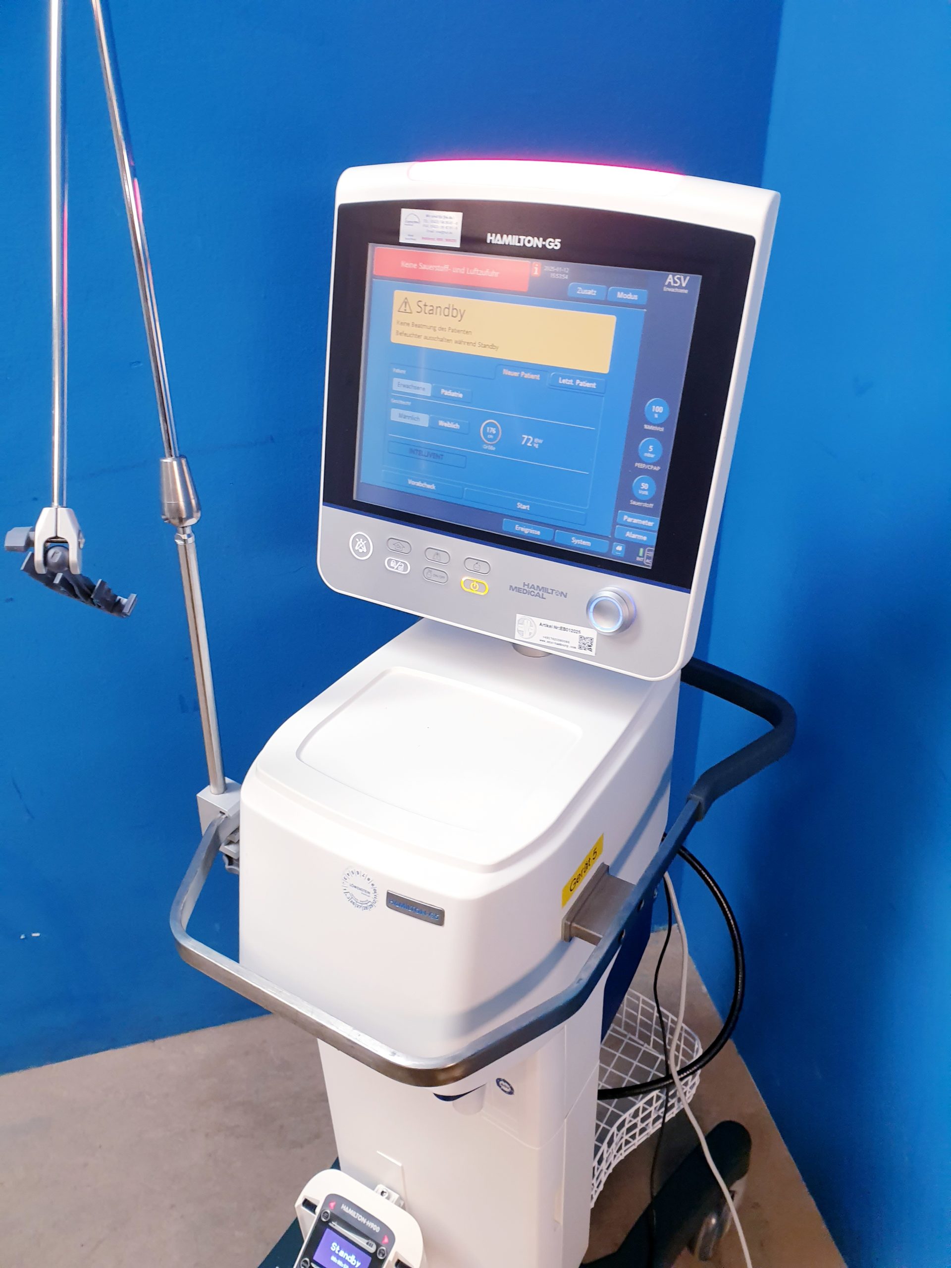 Hamilton G5 high end Beatmungsgerät – Bild 3