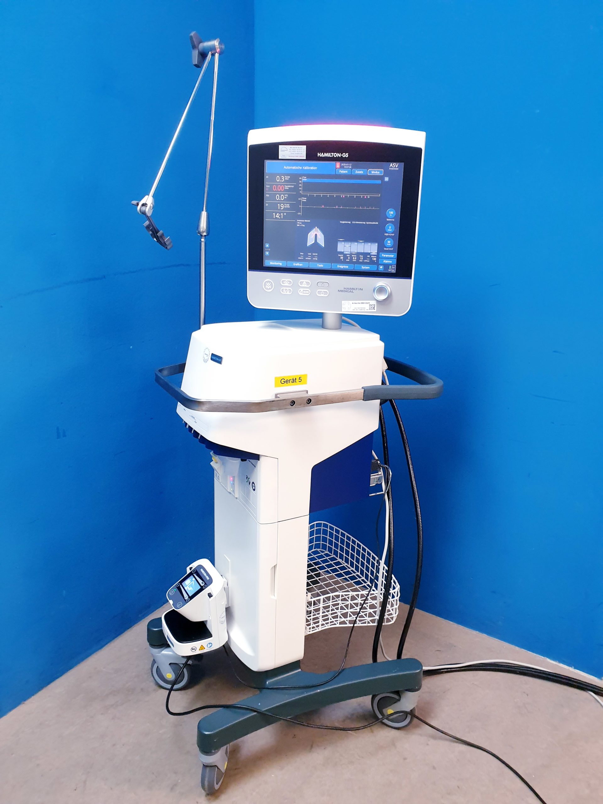Hamilton G5 high end Beatmungsgerät – Bild 7