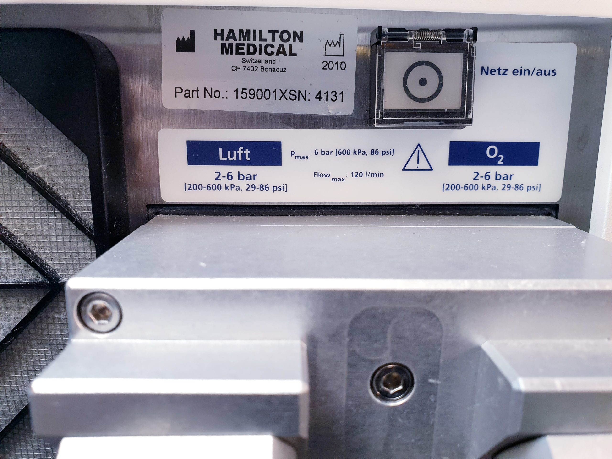 Hamilton G5 high end Beatmungsgerät – Bild 15