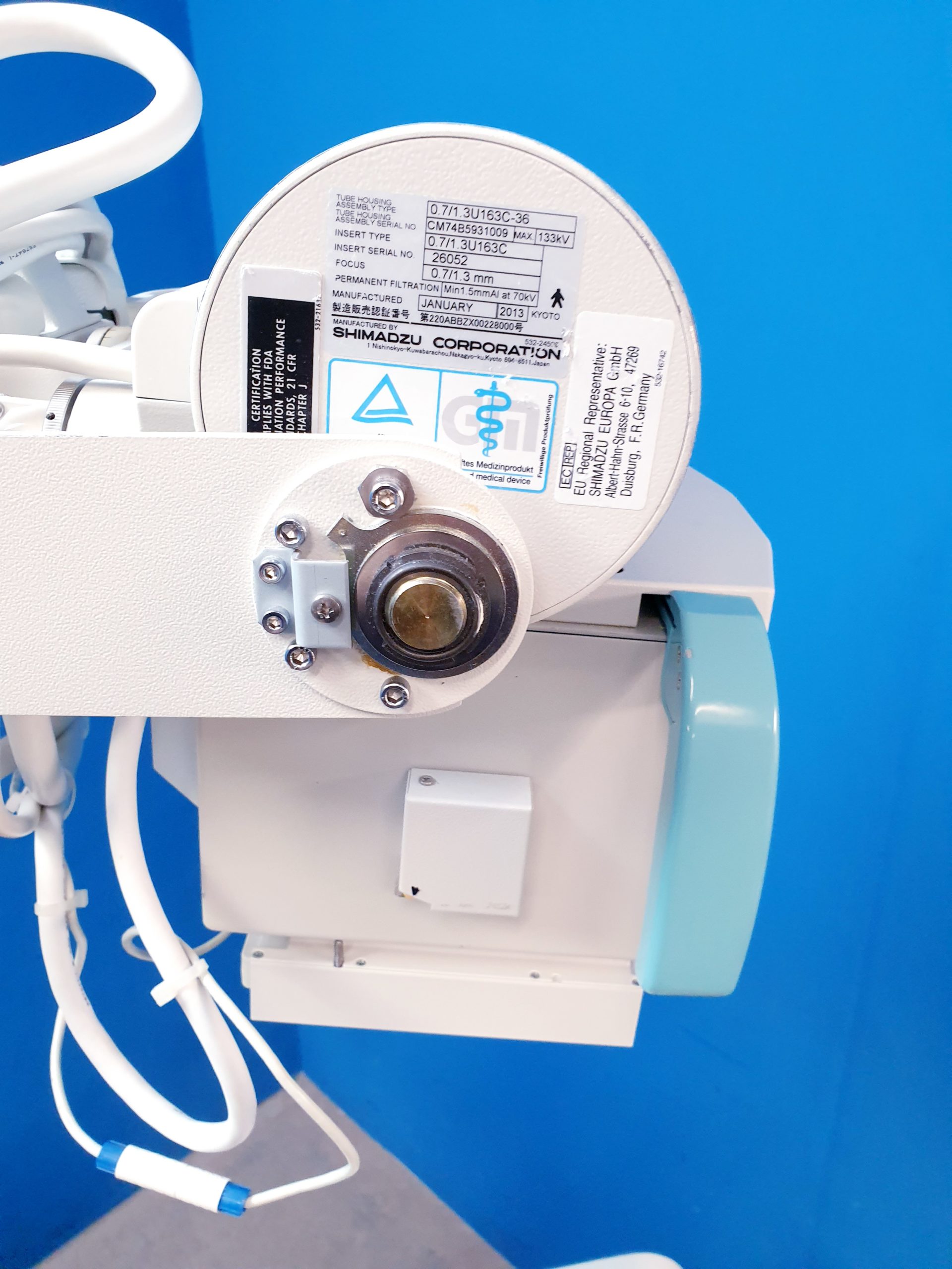 Mobil X ray MobilArt Evolution shimadzu Röntgen Gerät DOM 2013 – Bild 6