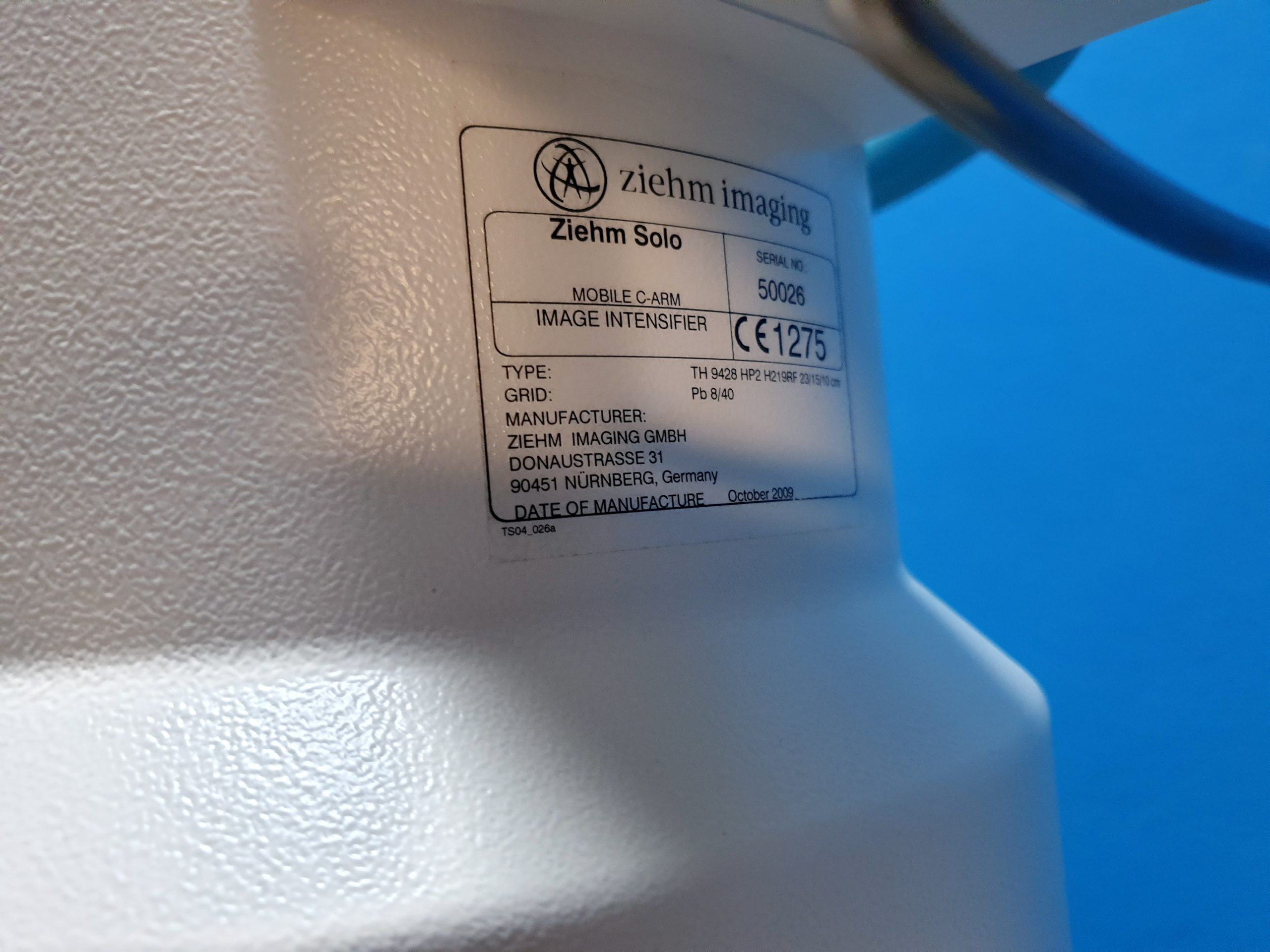 Ziehm Solo C-Bogen C-Arm DOM 2010 – Bild 11