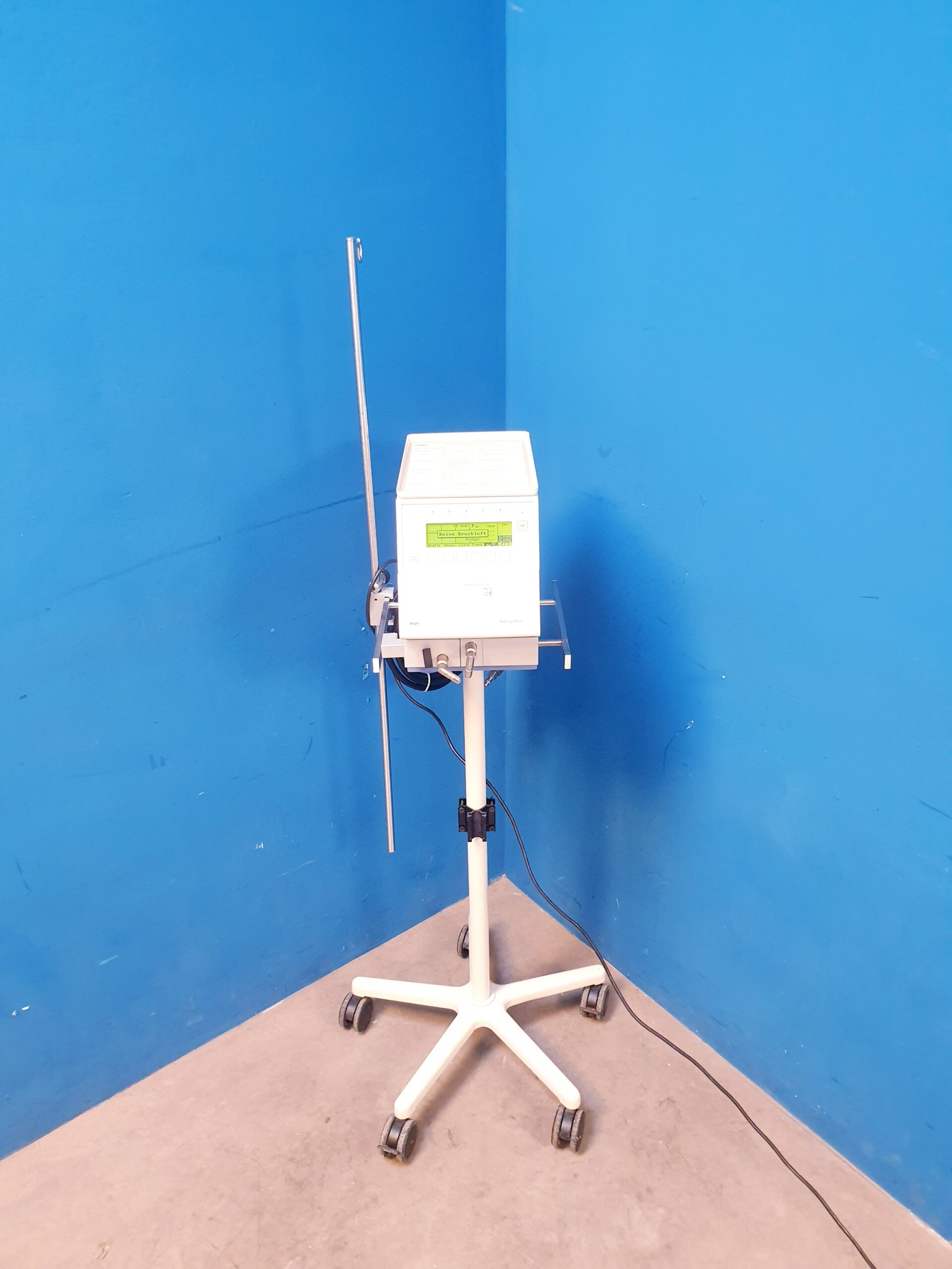 Draeger-Dräger Beatmungsgerät Dräger Babylog 8000 plus+fahrbarem Stativ – Bild 15