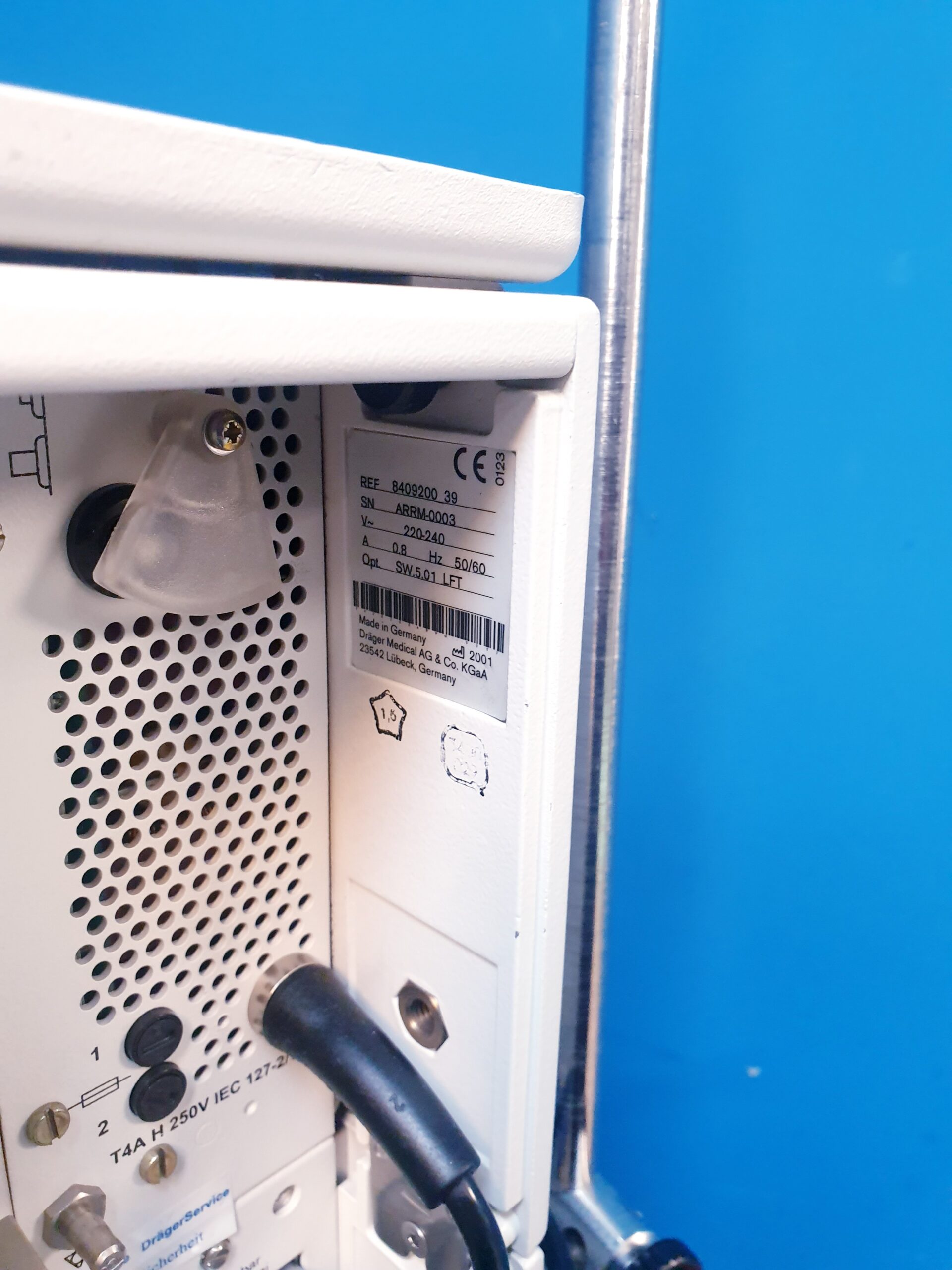 Draeger-Dräger Beatmungsgerät Dräger Babylog 8000 plus+fahrbarem Stativ – Bild 22