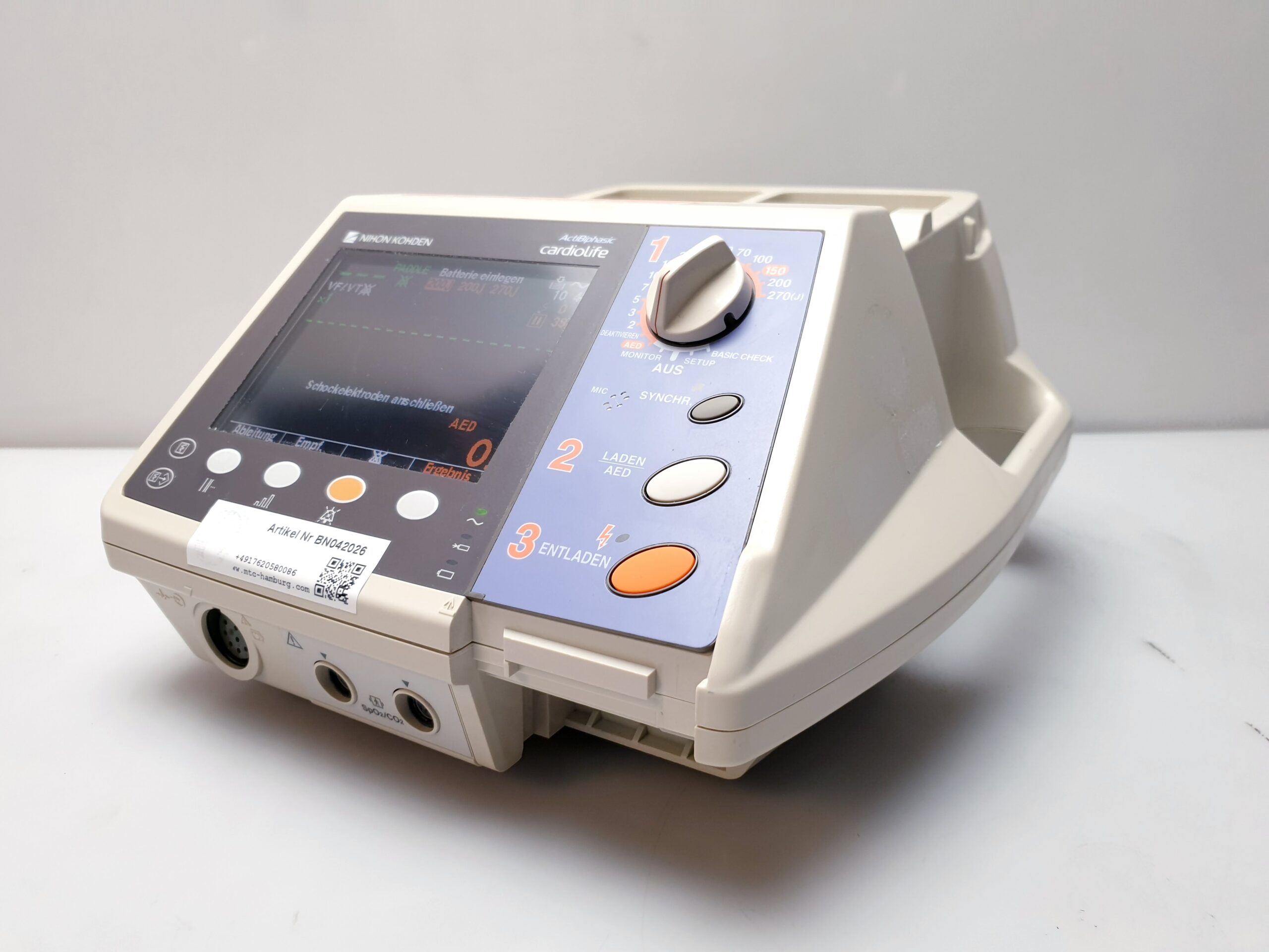 Nihon Kohden TEC-5521K Actibiphasic Cardiolife Defibrillator - Defi – Bild 9