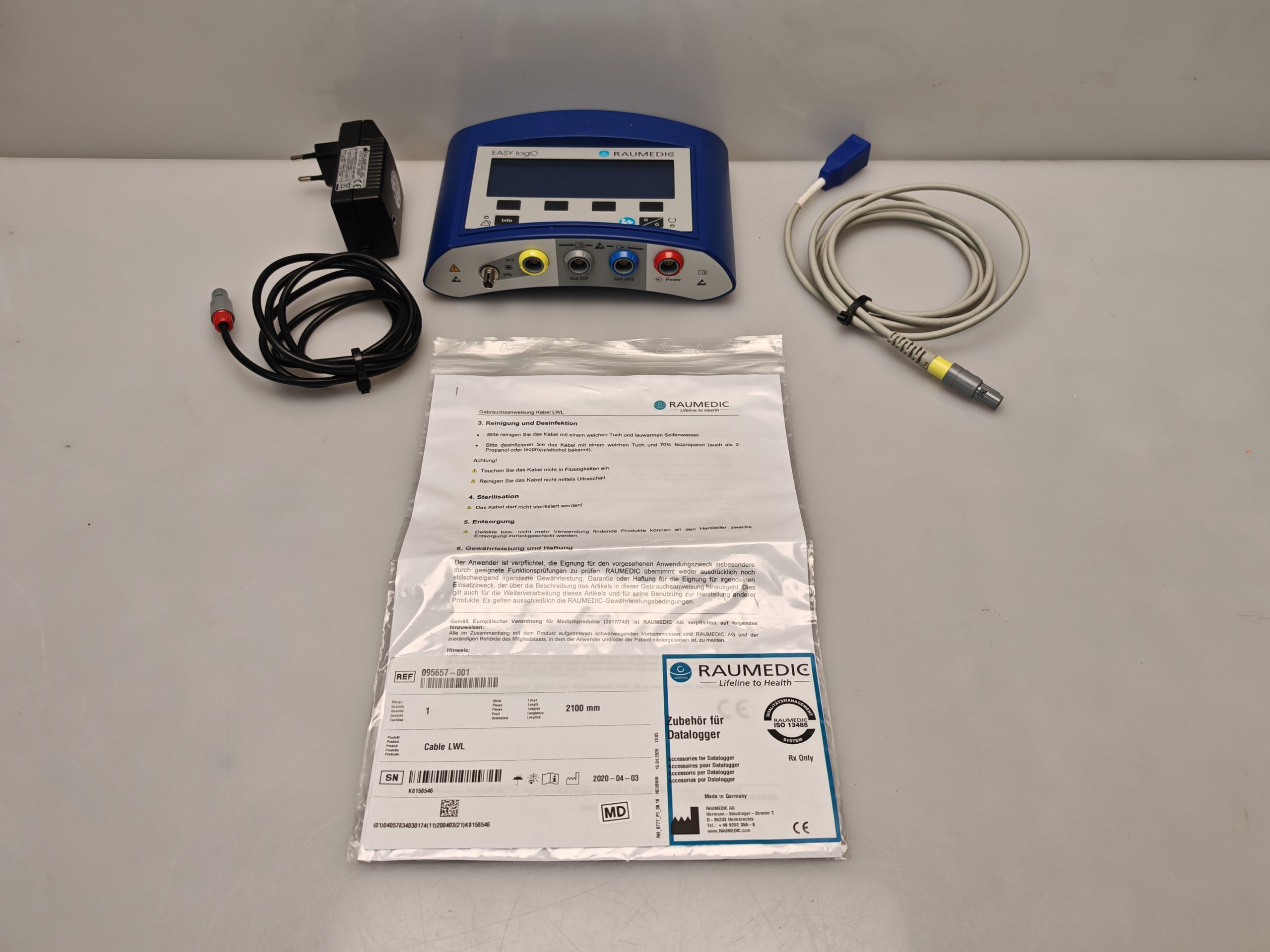 Raumedic EASY logORef 095264 für das Neuromonitoring – Bild 15