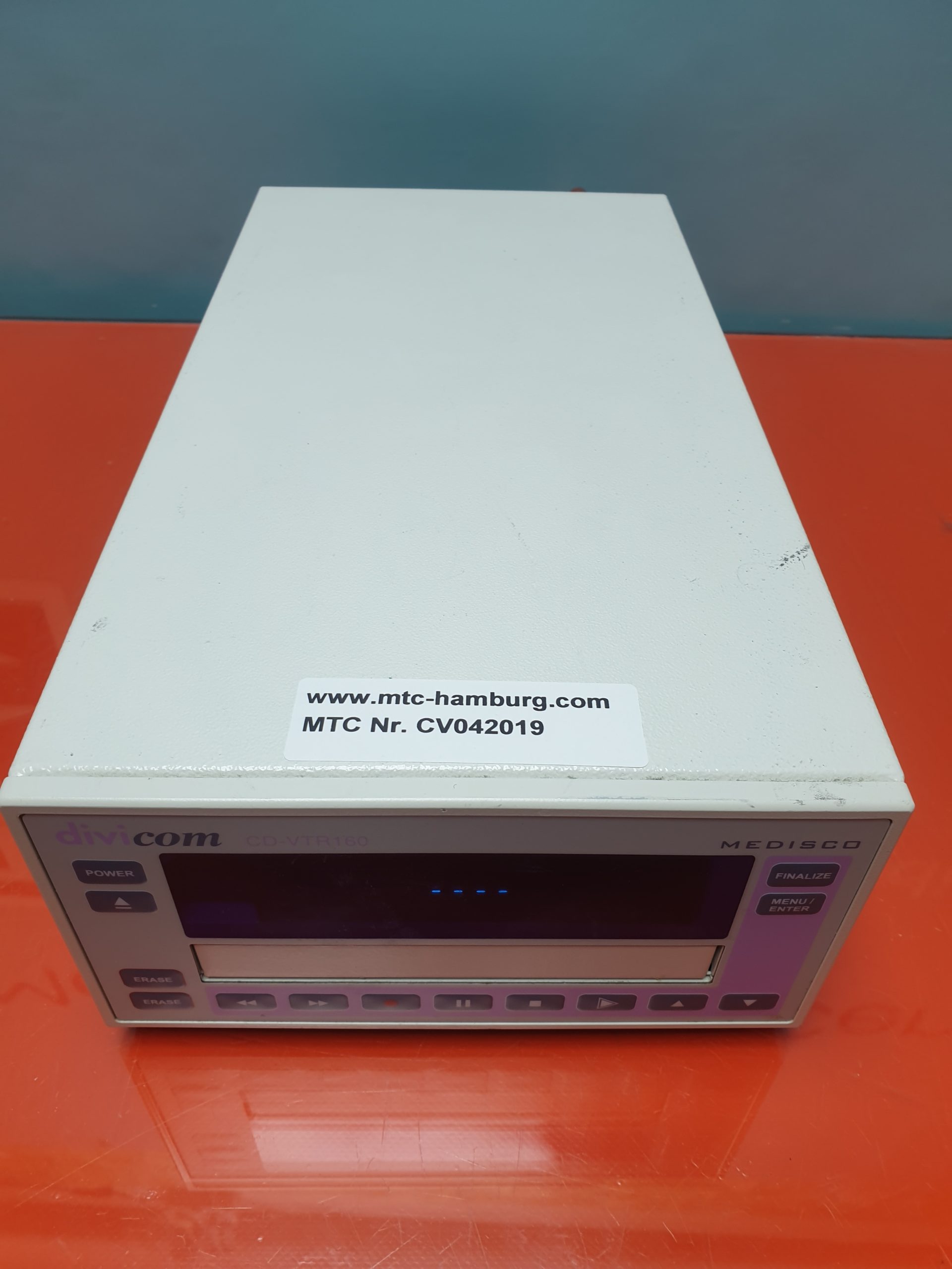 MEDISCO divicom CD-VTR160 CD Recorder – Bild 2