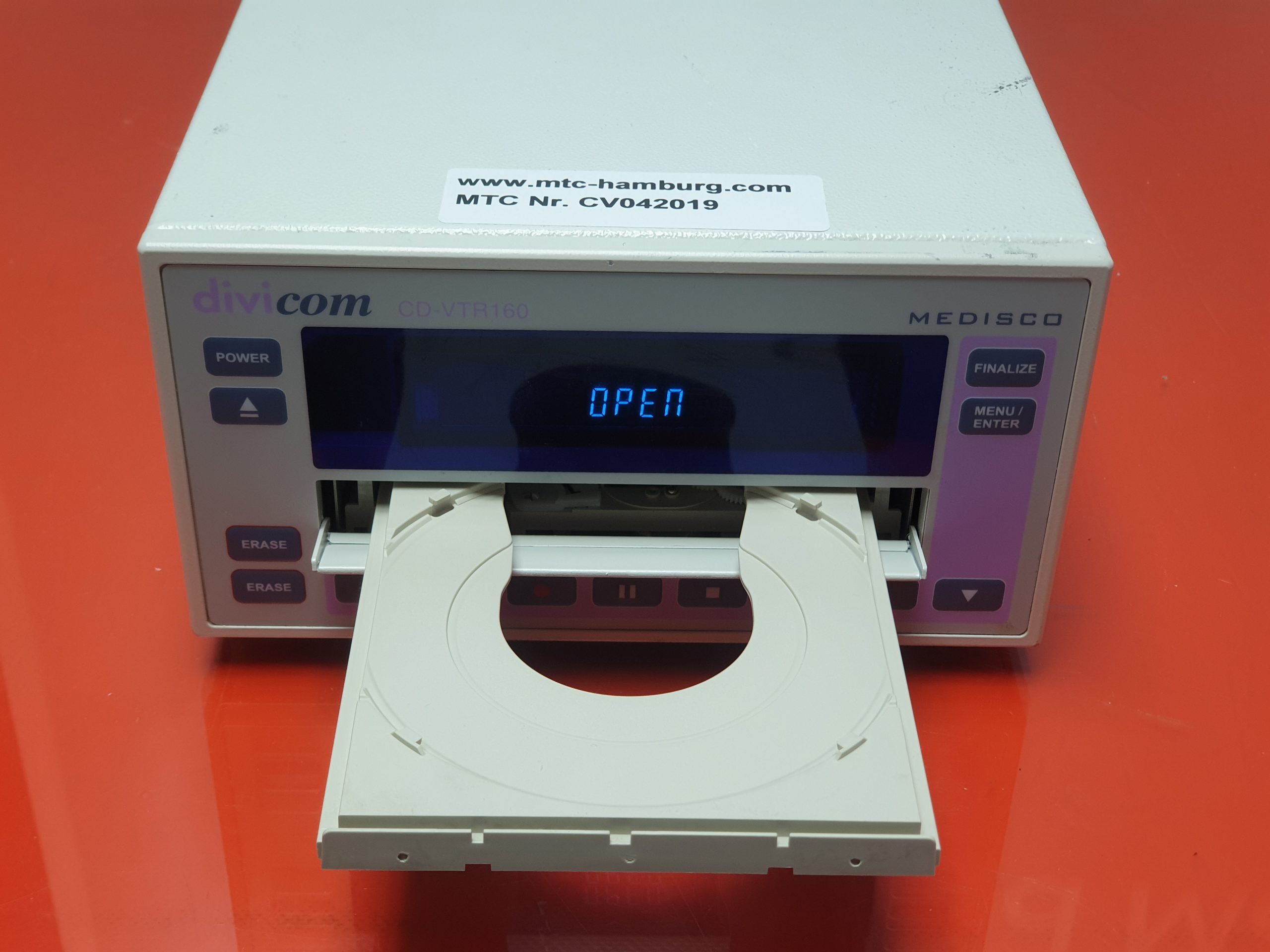 MEDISCO divicom CD-VTR160 CD Recorder – Bild 4